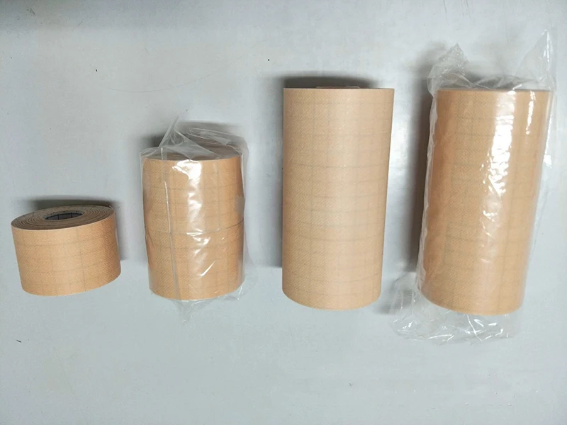 1 rotolo fasciatura in tessuto Non tessuto traspirante autoadesivo garza medica catetere in gesso medicazione per ferite nastro di fissaggio 5/10/15/20/25cm x 10m