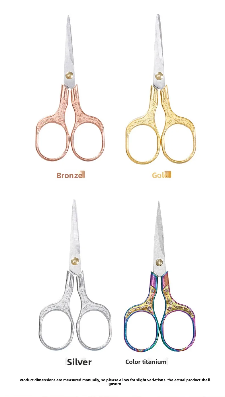 1/50 pezzi forbici da ricamo forniture per cucire acciaio inossidabile vintage su misura abbigliamento fai da te accessori artigianali strumento di precisione affilato