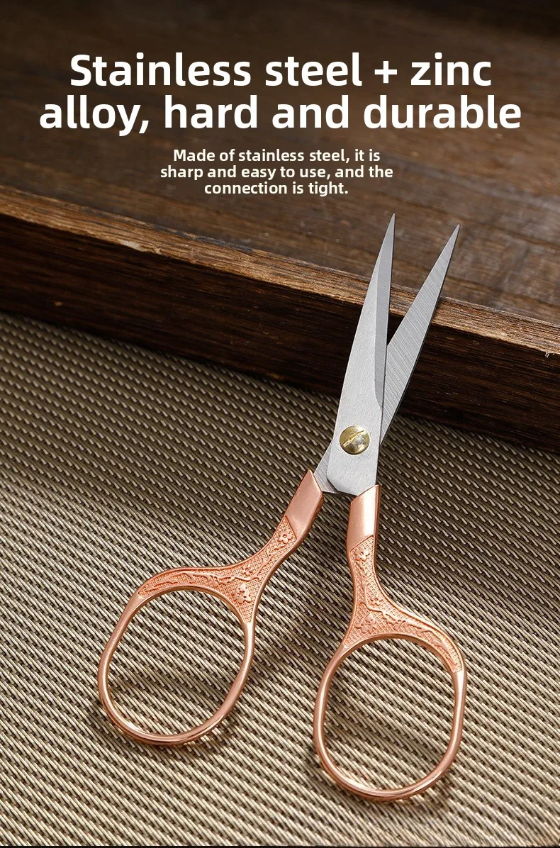 1/50 pezzi forbici da ricamo forniture per cucire acciaio inossidabile vintage su misura abbigliamento fai da te accessori artigianali strumento di precisione affilato