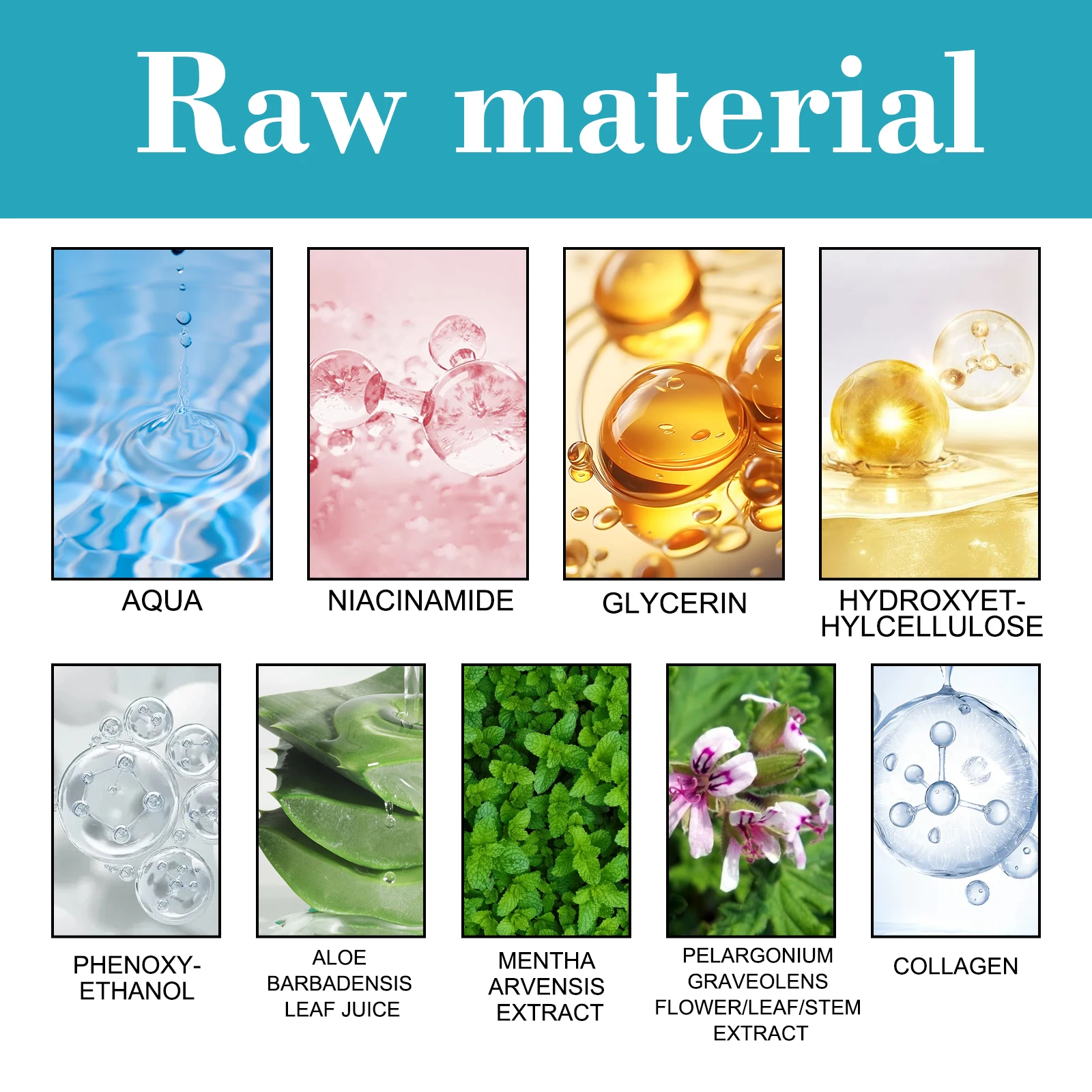 Nicotinamide Siero antirughe Collagene Lifting Rassodante Linee sottili Riparazione Viso Essenza Liscio Cura della pelle del viso Siero antietà