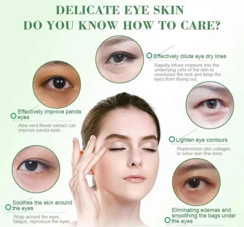 Crema per gli occhi anti-cerchio scuro Crema per la rimozione dei granuli di grasso Anti-rughe Lifting Idratante Rassodante Anti-gonfiore Cura della pelle coreana