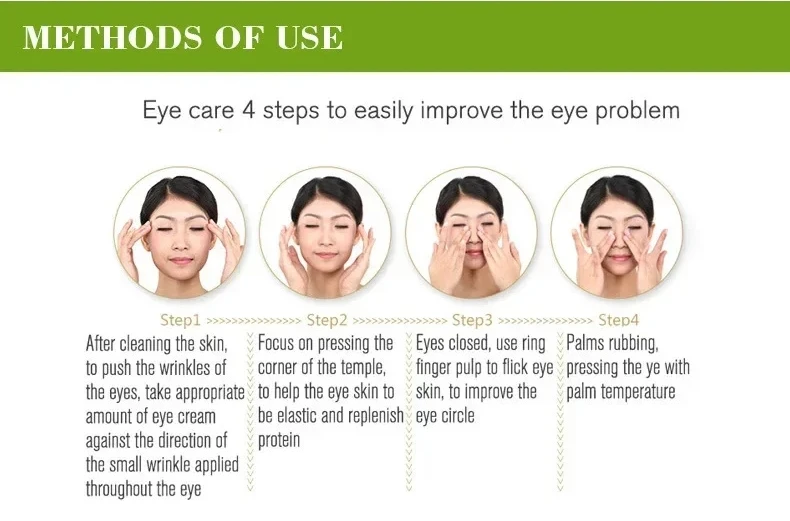 Crema per gli occhi anti-cerchio scuro Crema per la rimozione dei granuli di grasso Anti-rughe Lifting Idratante Rassodante Anti-gonfiore Cura della pelle coreana