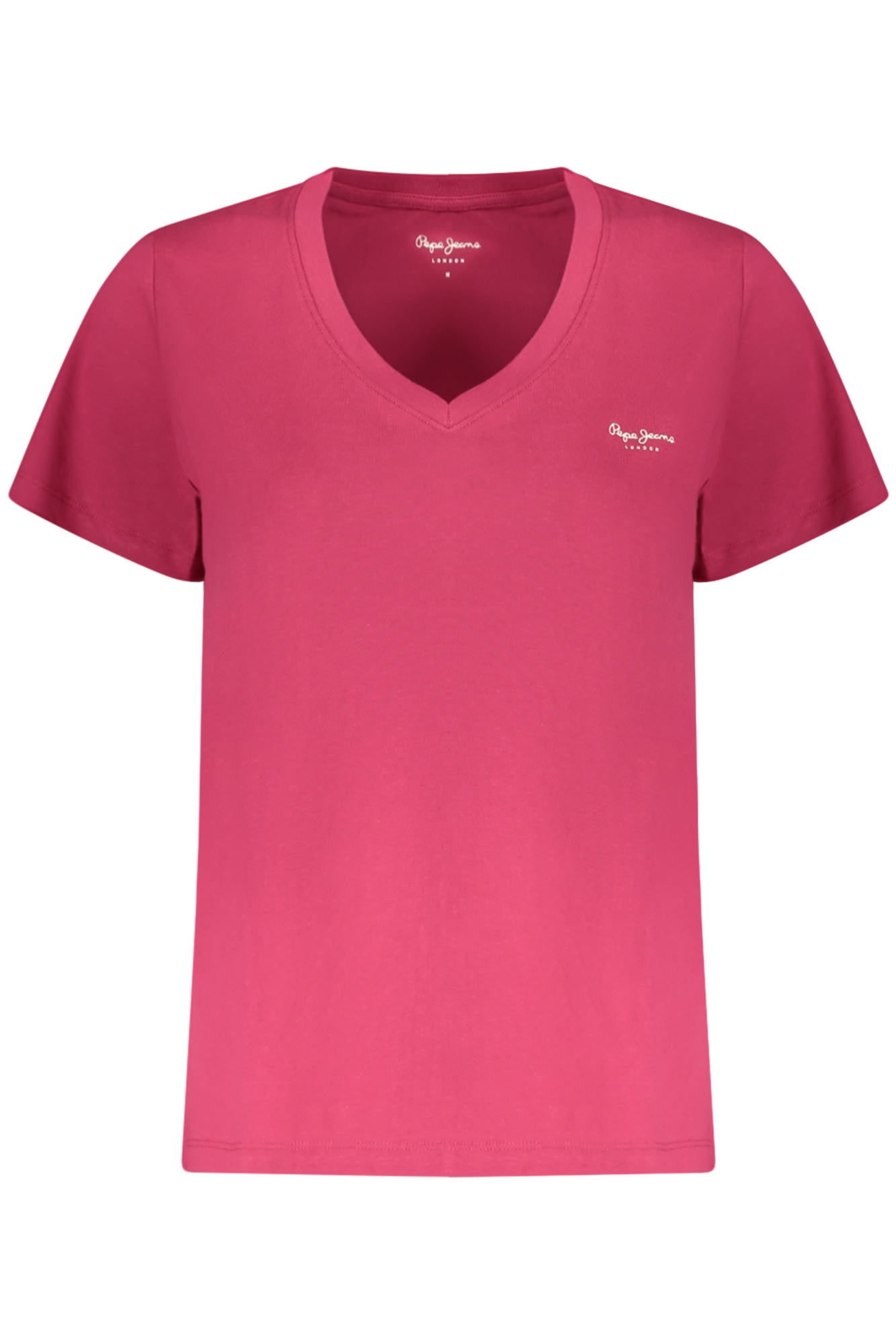 PEPE JEANS T-SHIRT MANICHE CORTE DONNA ROSA