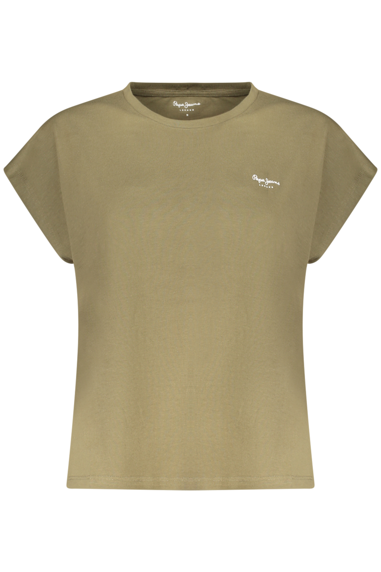 PEPE JEANS T-SHIRT MANICHE CORTE DONNA VERDE