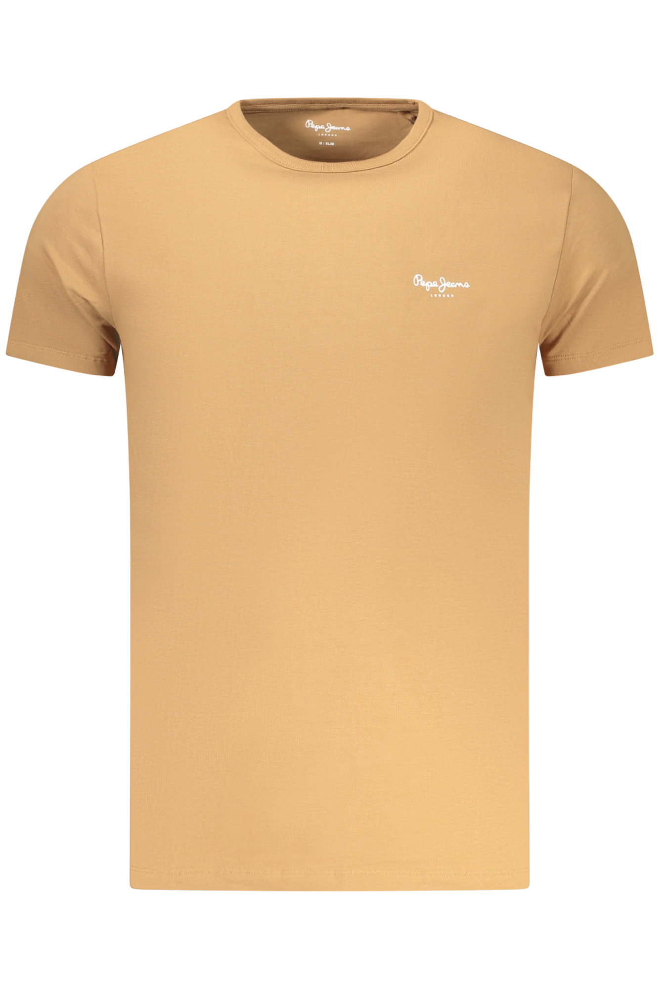 PEPE JEANS T-SHIRT MANICHE CORTE UOMO MARRONE