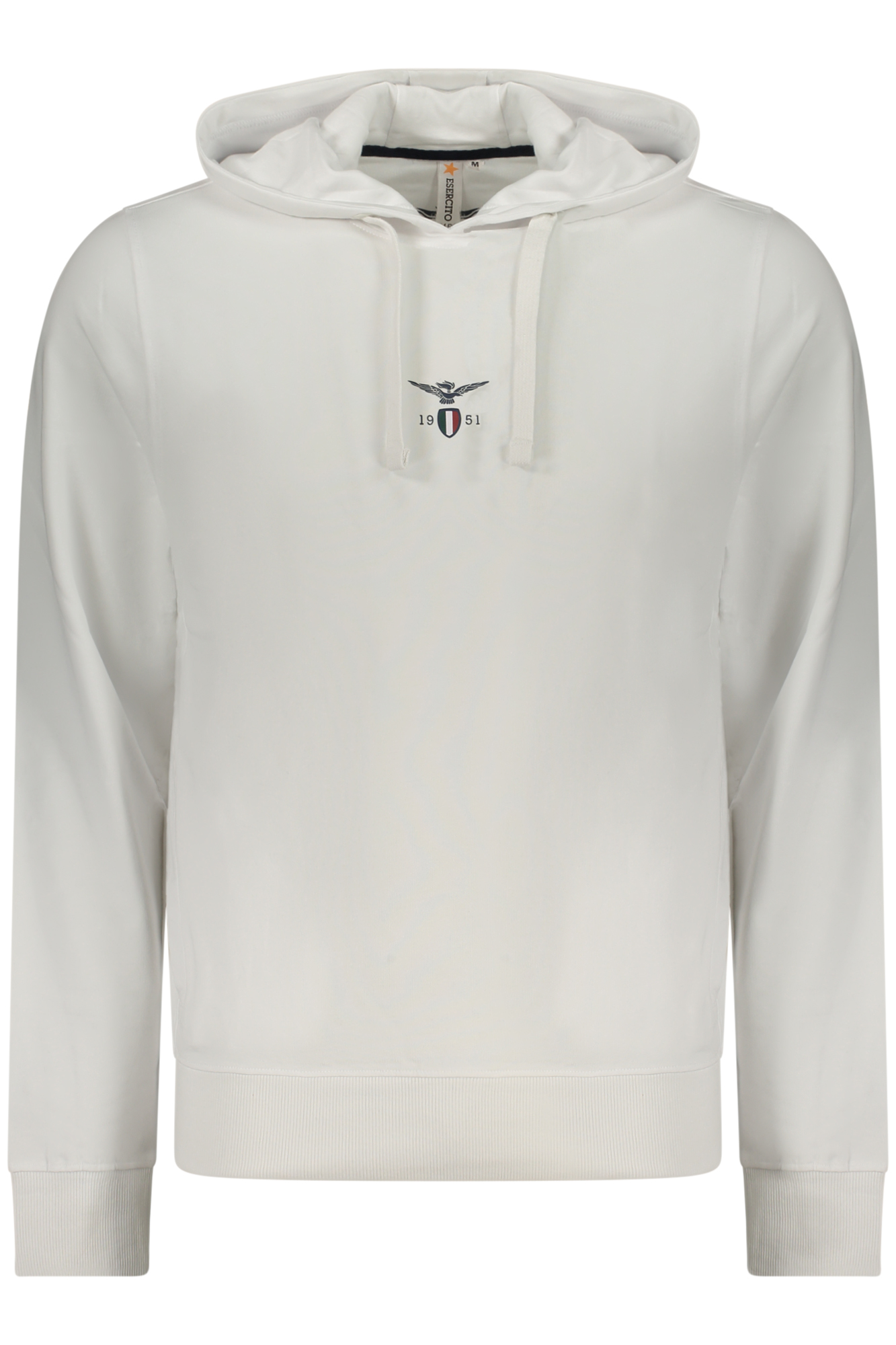 ACCADEMIA MILITARE FELPA SENZA ZIP UOMO BIANCO