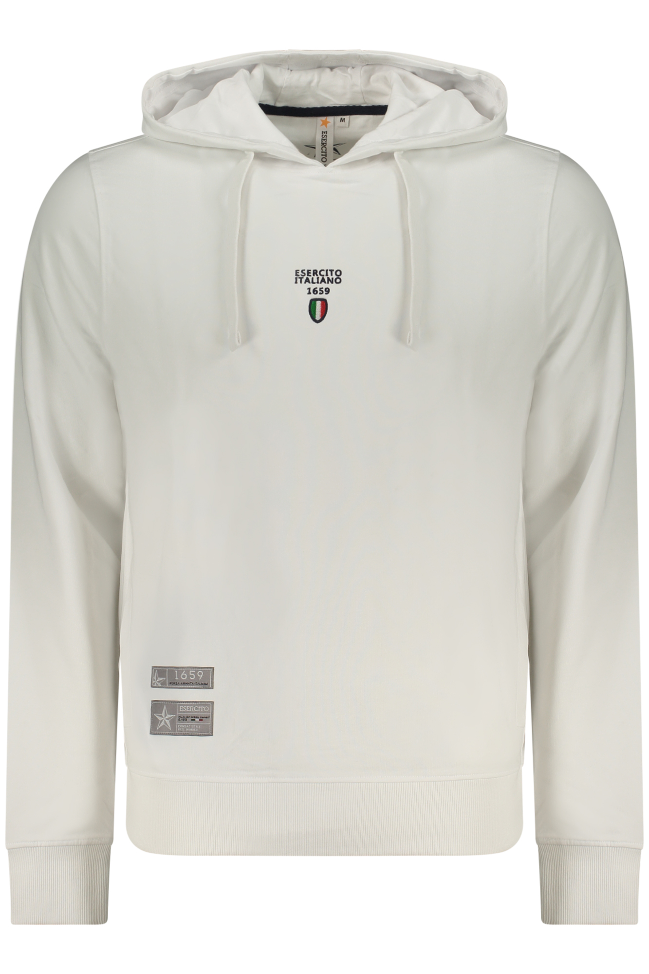 ACCADEMIA MILITARE FELPA SENZA ZIP UOMO BIANCO