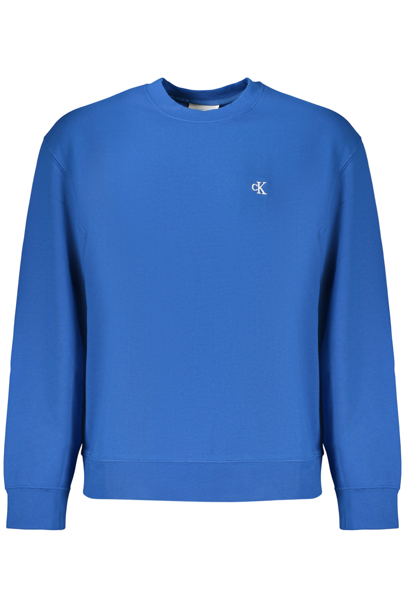 CALVIN KLEIN FELPA SENZA ZIP UOMO BLU
