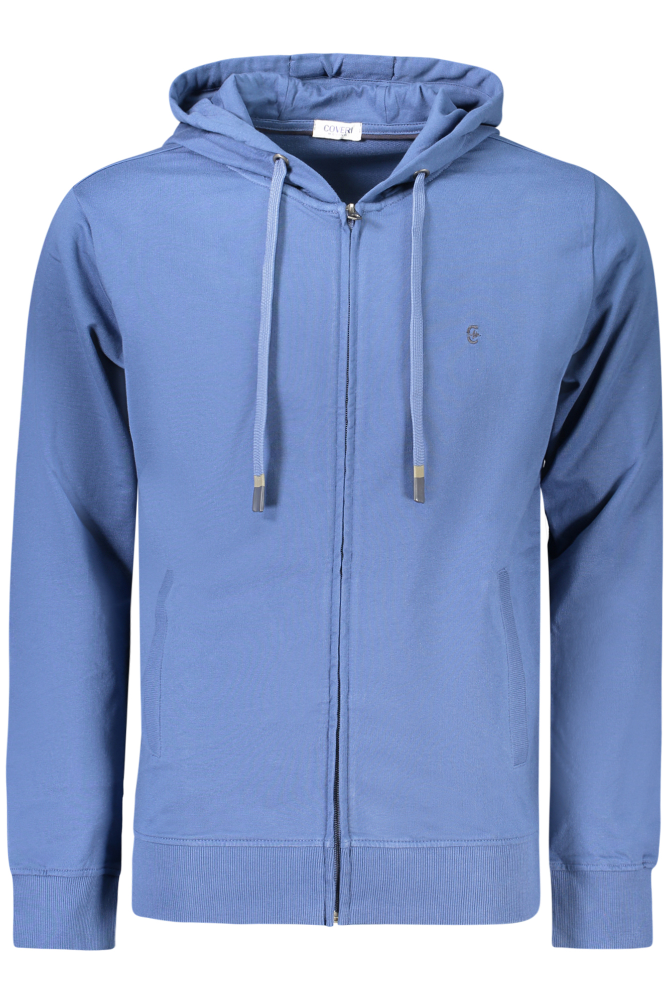 COVERI MOVING FELPA CON ZIP UOMO BLU
