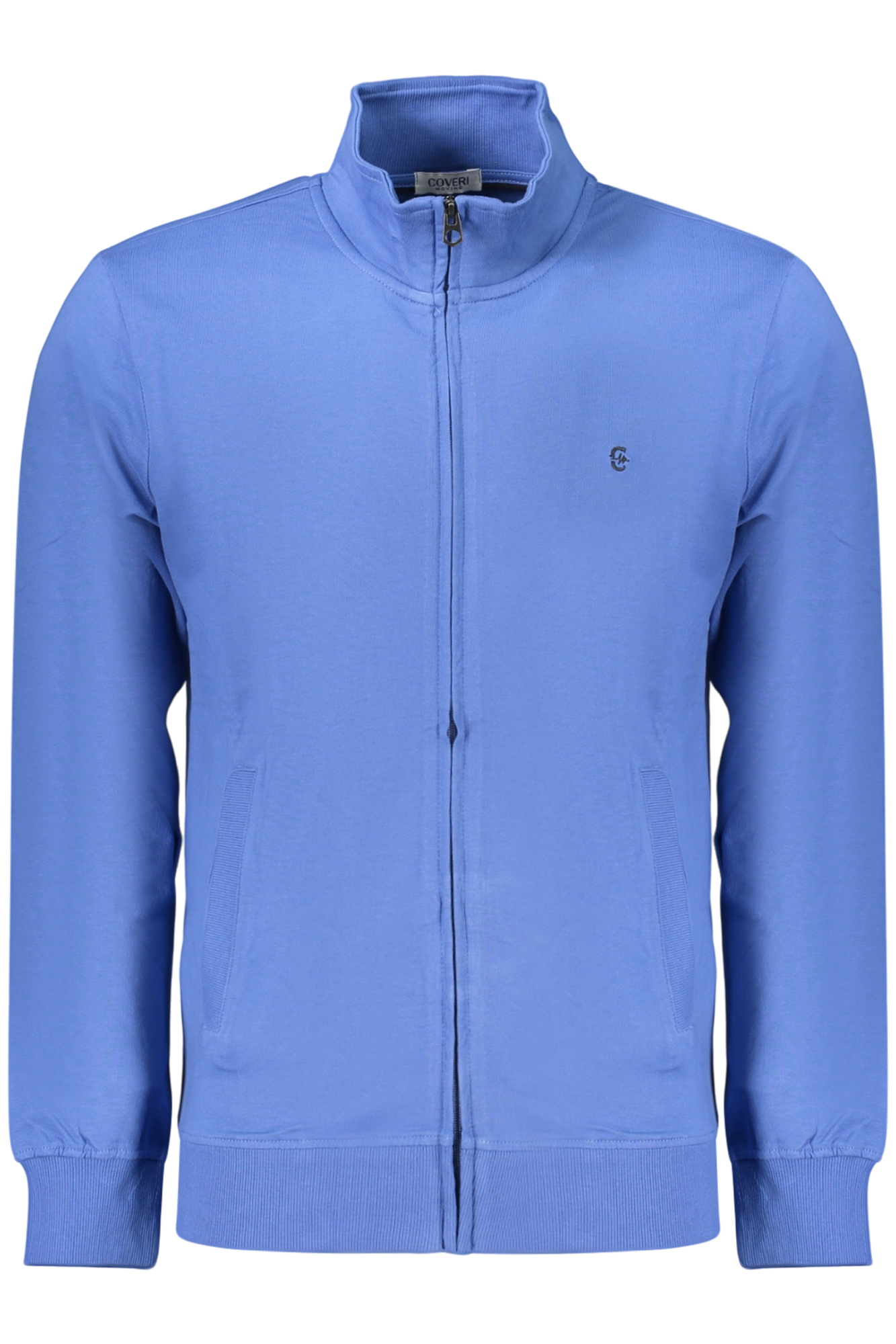 COVERI MOVING FELPA CON ZIP UOMO BLU