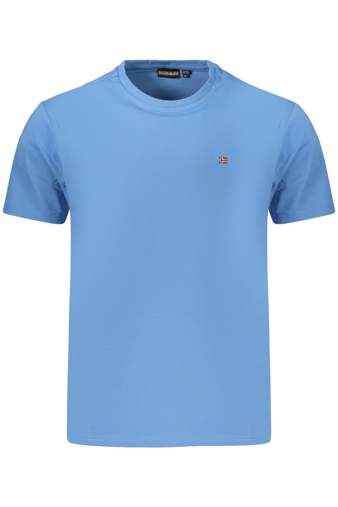 NAPAPIJRI T-SHIRT MANICHE CORTE UOMO AZZURRO
