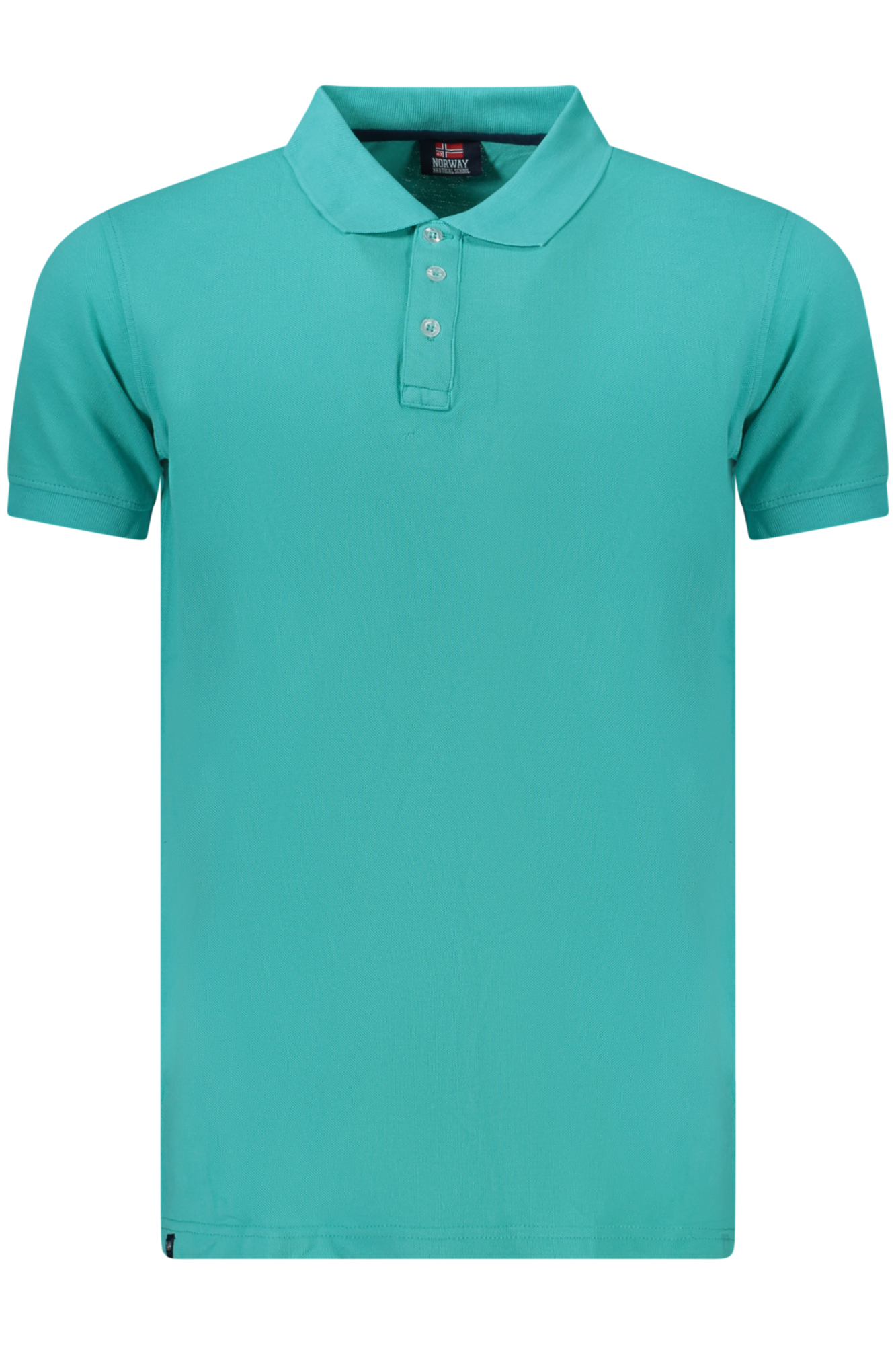 NORWAY 1963 POLO MANICHE CORTE UOMO AZZURRO
