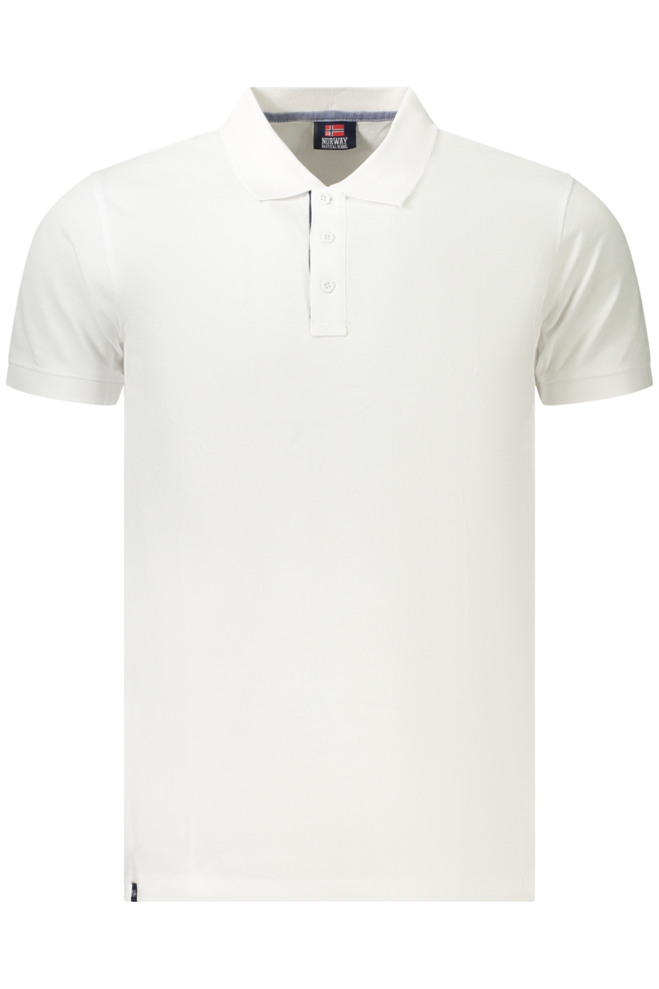 NORWAY 1963 POLO MANICHE CORTE UOMO BIANCO