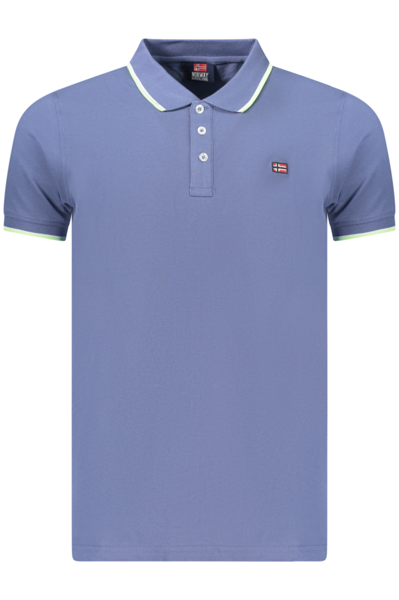 NORWAY 1963 POLO MANICHE CORTE UOMO BLU