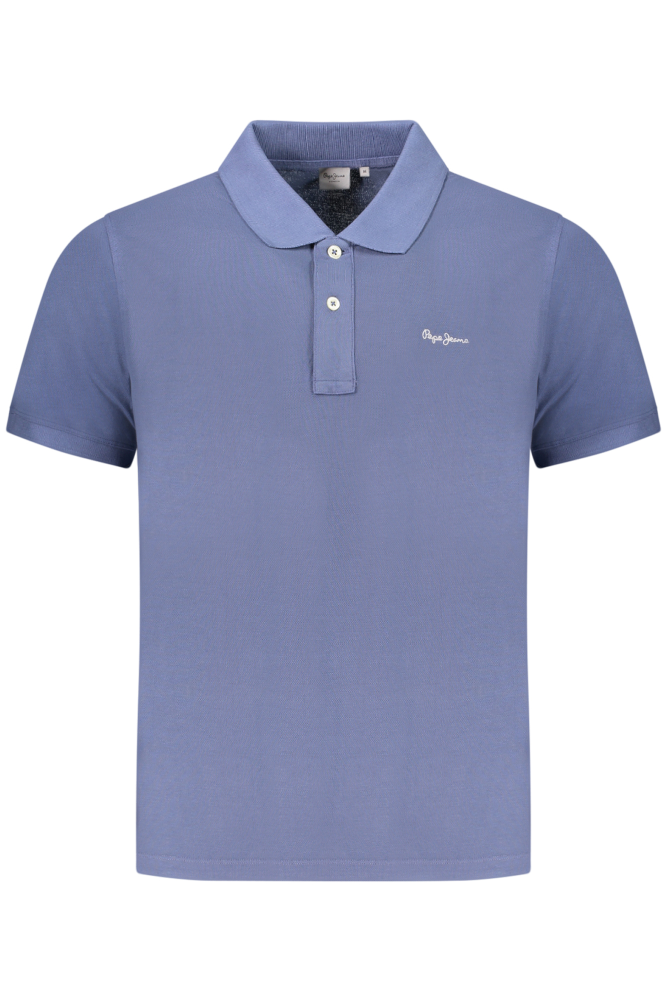 PEPE JEANS POLO MANICHE CORTE UOMO BLU