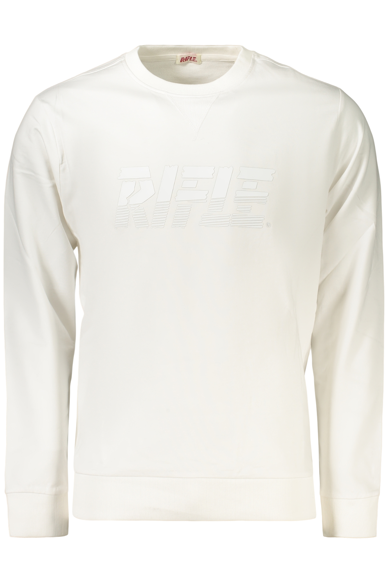 RIFLE FELPA SENZA ZIP UOMO BIANCO