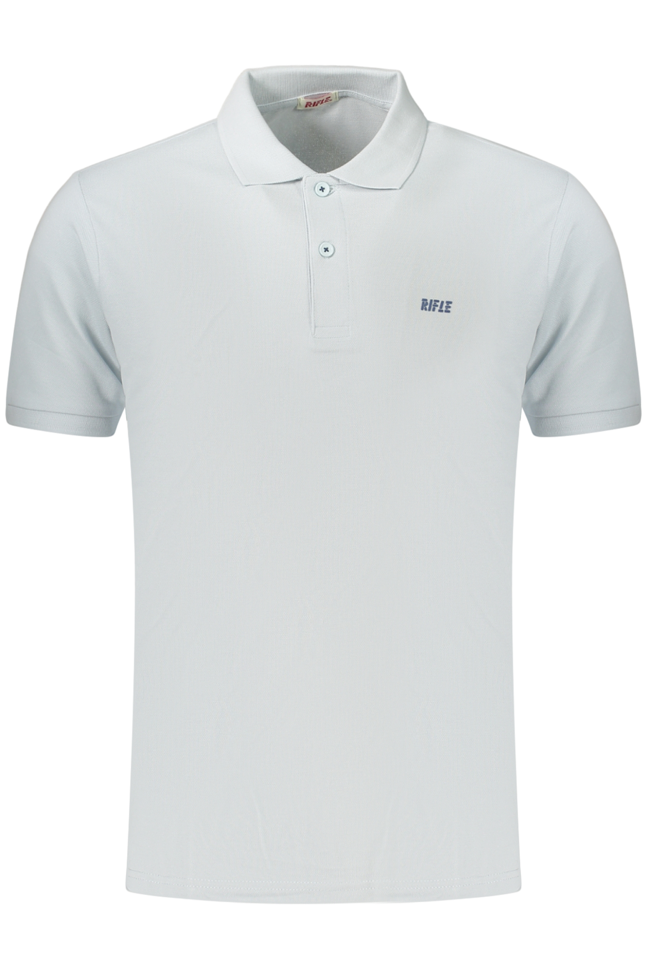 RIFLE POLO MANICHE CORTE UOMO AZZURRO