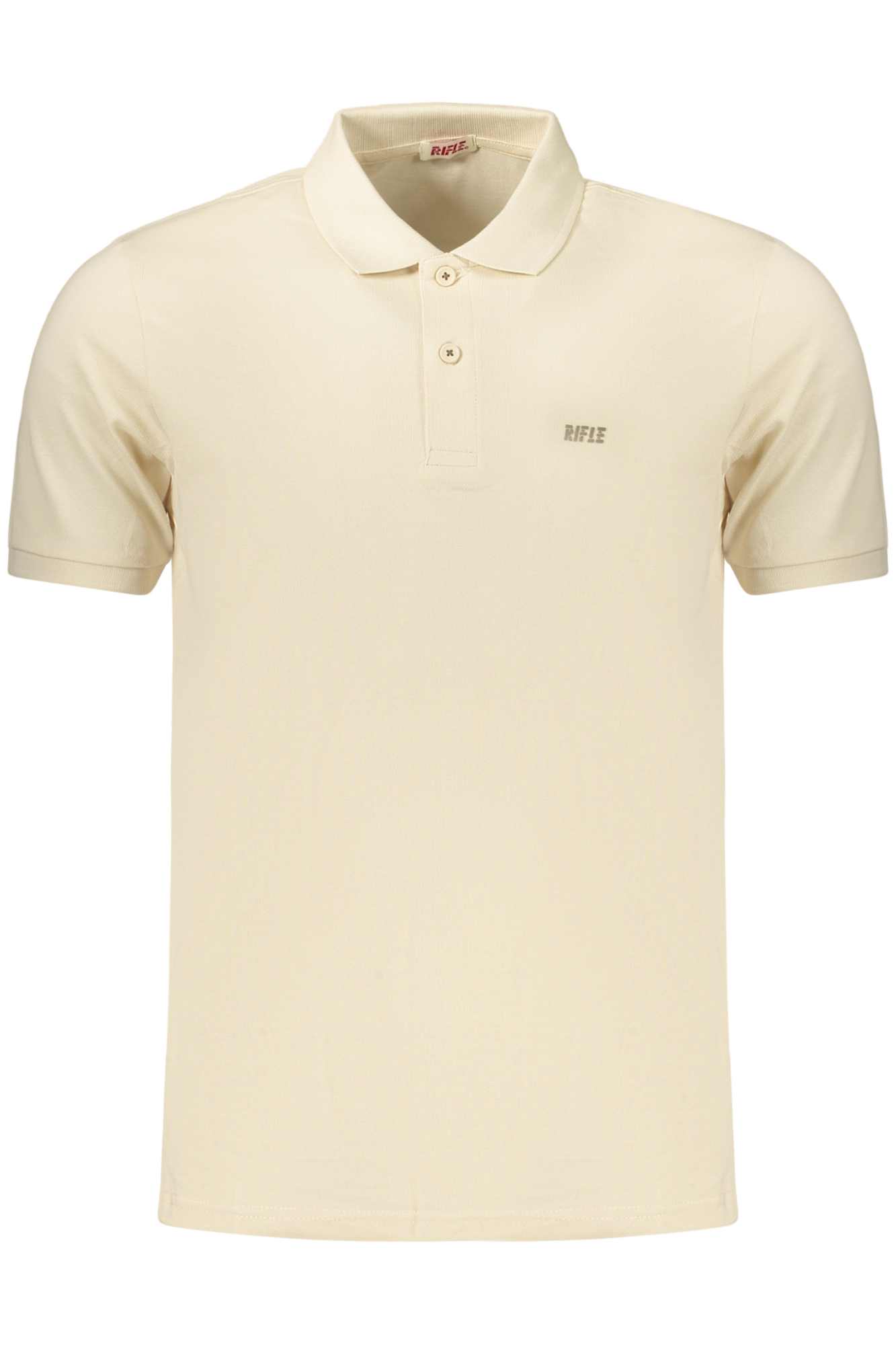 RIFLE POLO MANICHE CORTE UOMO BEIGE