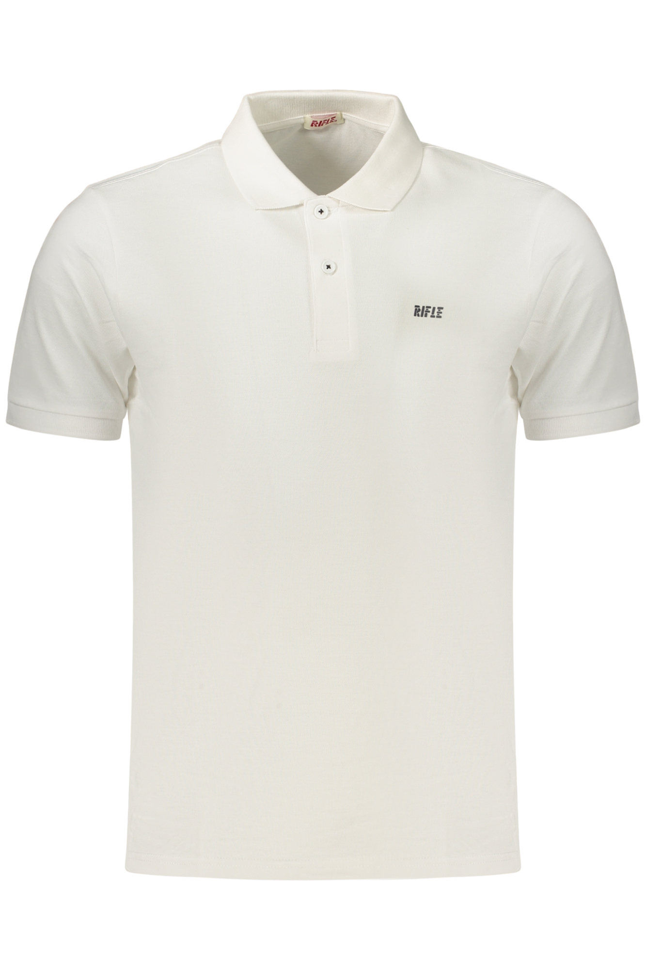 RIFLE POLO MANICHE CORTE UOMO BIANCO