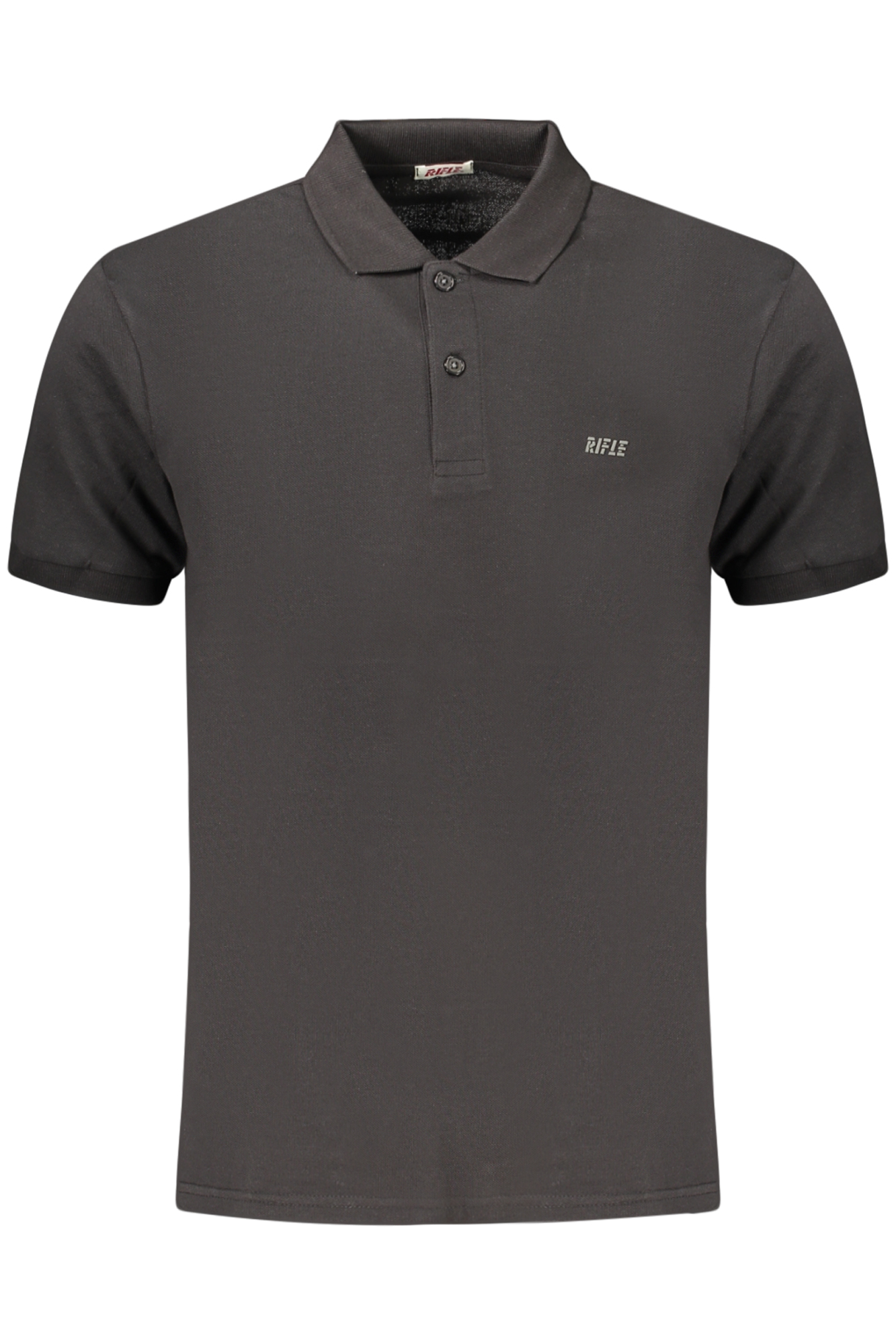 RIFLE POLO MANICHE CORTE UOMO NERO