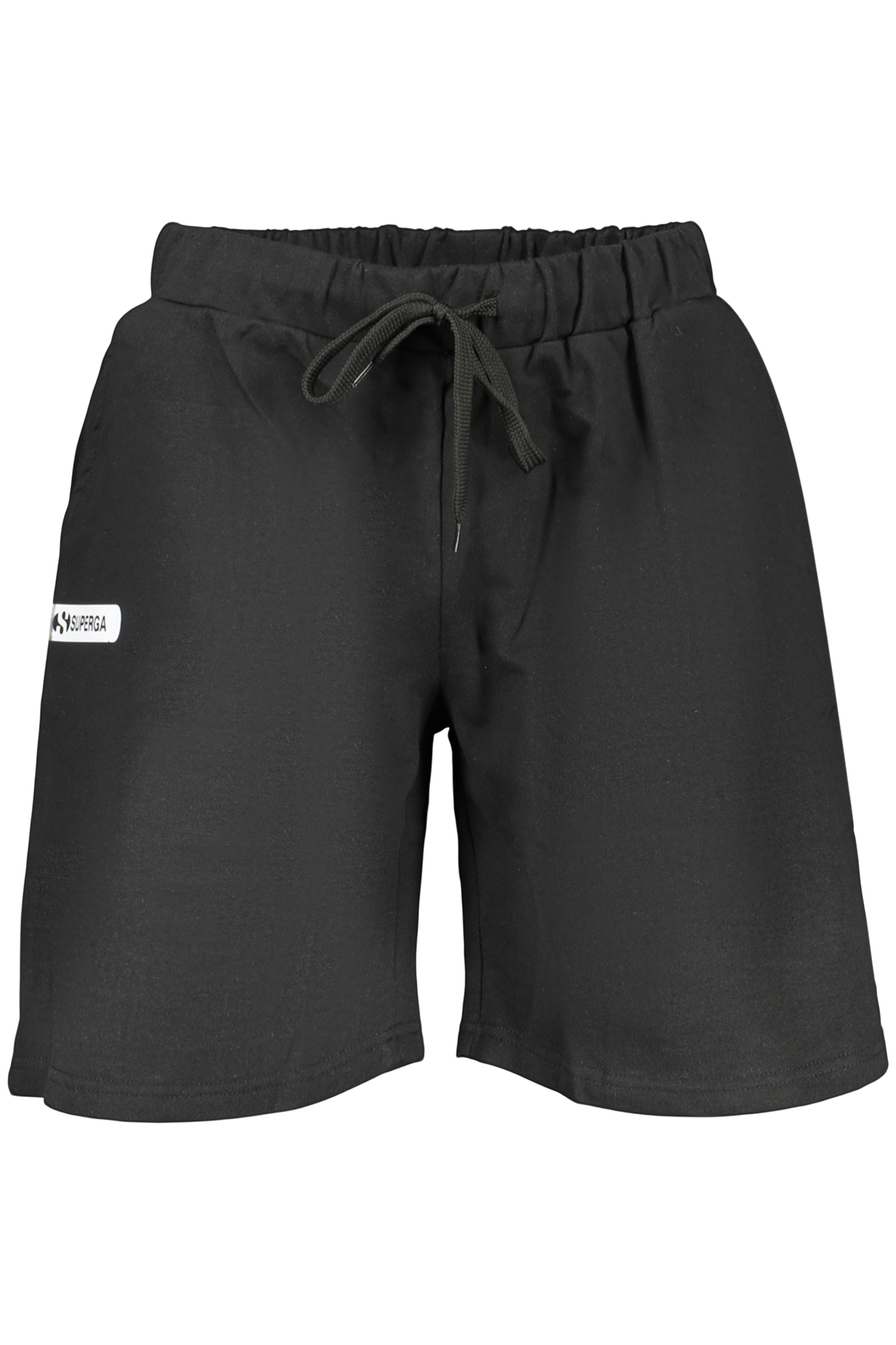 SUPERGA PANTALONE TUTA CORTO UOMO NERO
