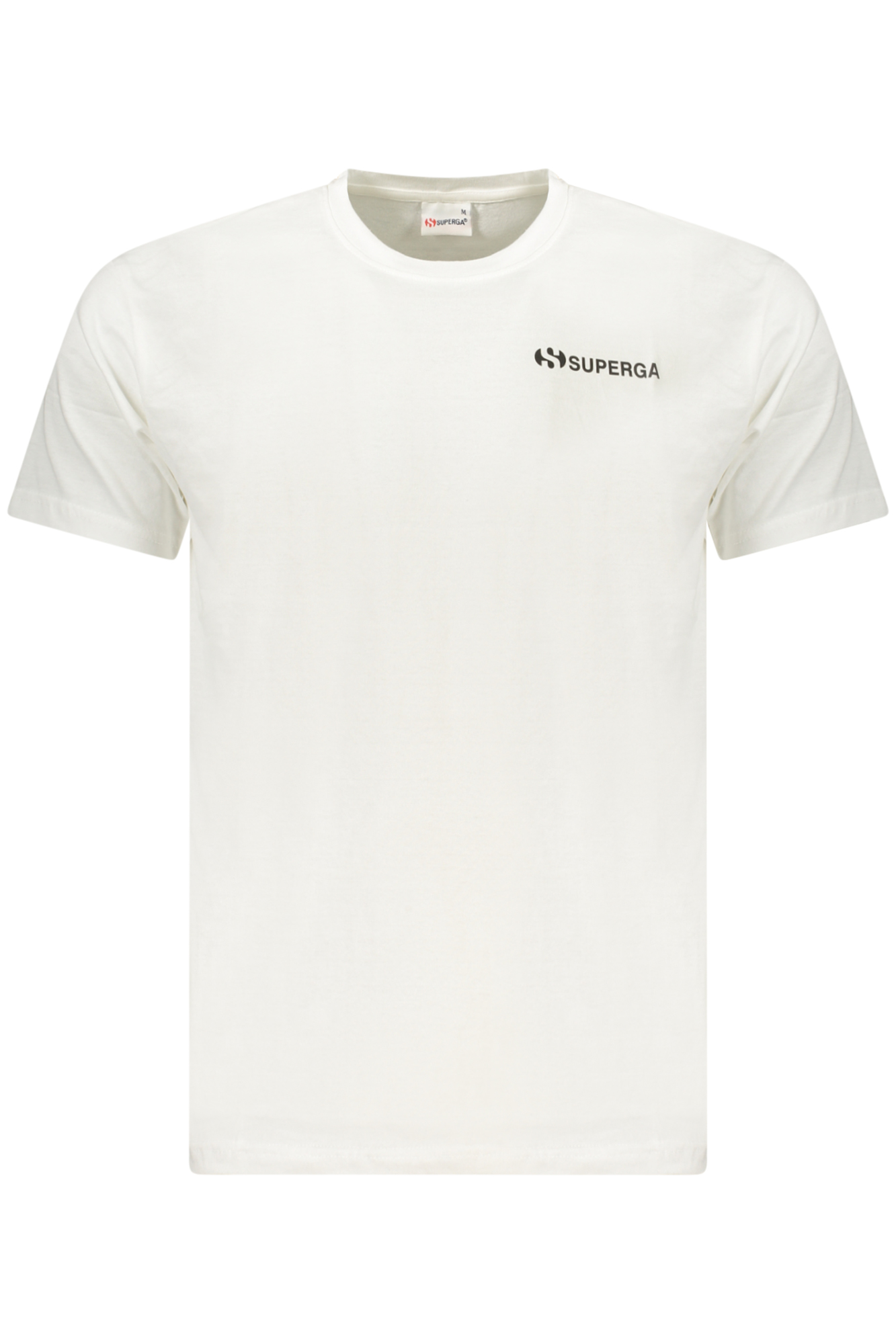 SUPERGA T-SHIRT MANICHE CORTE UOMO BIANCO