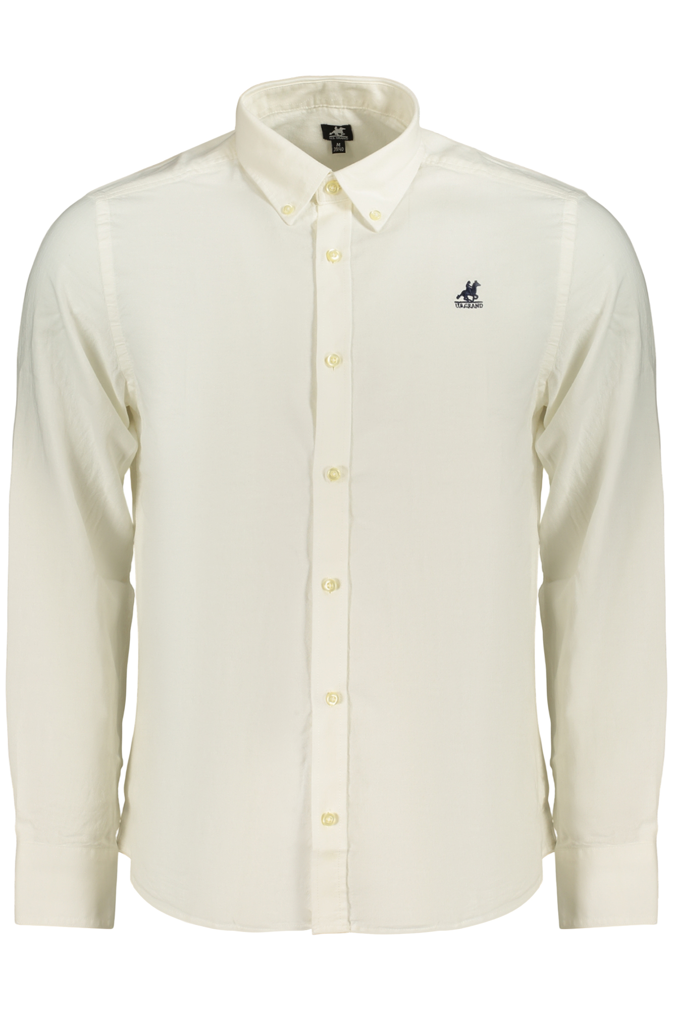 U.S. GRAND CAMICIA MANICHE LUNGHE UOMO BIANCO