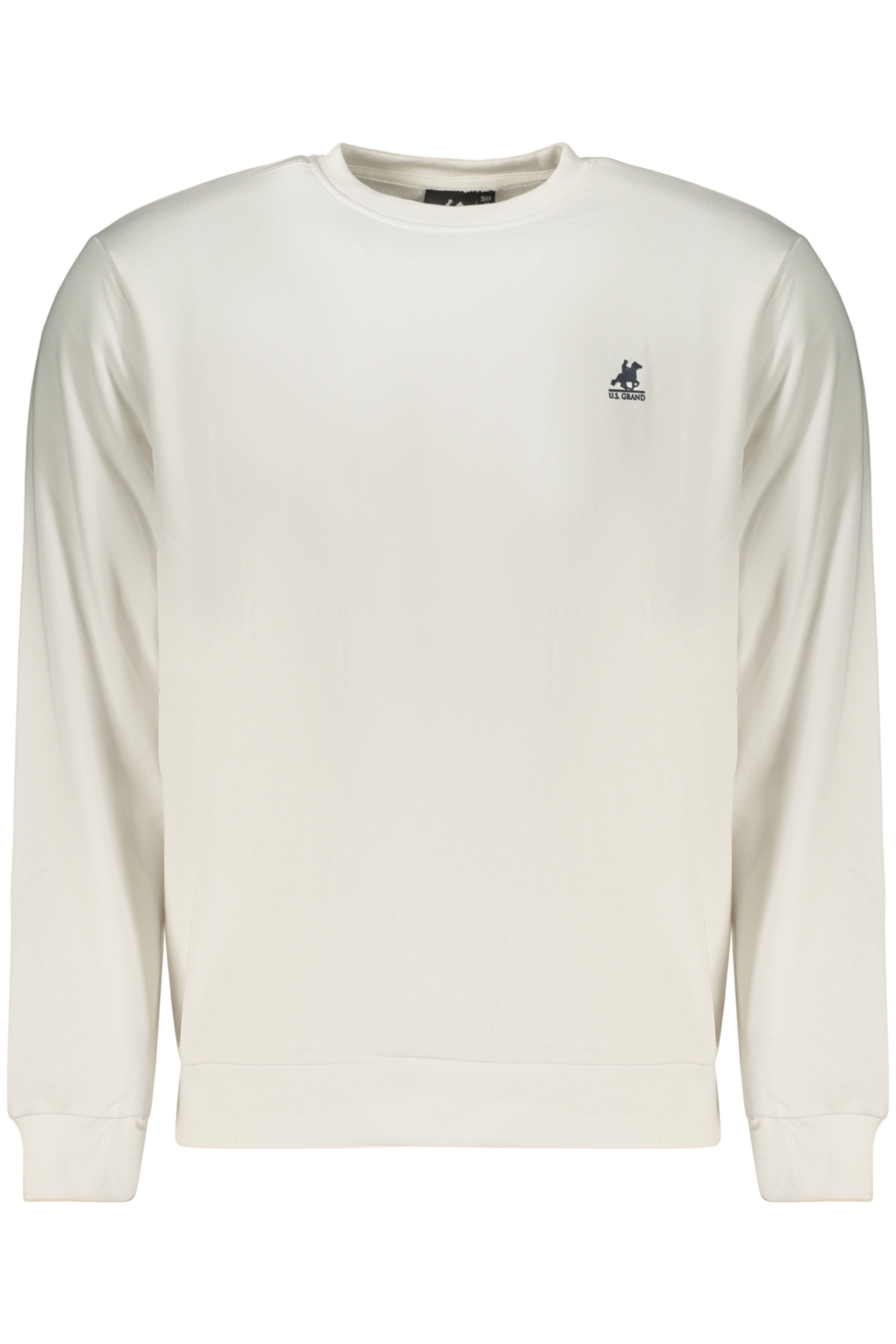 U.S. GRAND FELPA SENZA ZIP UOMO BIANCO