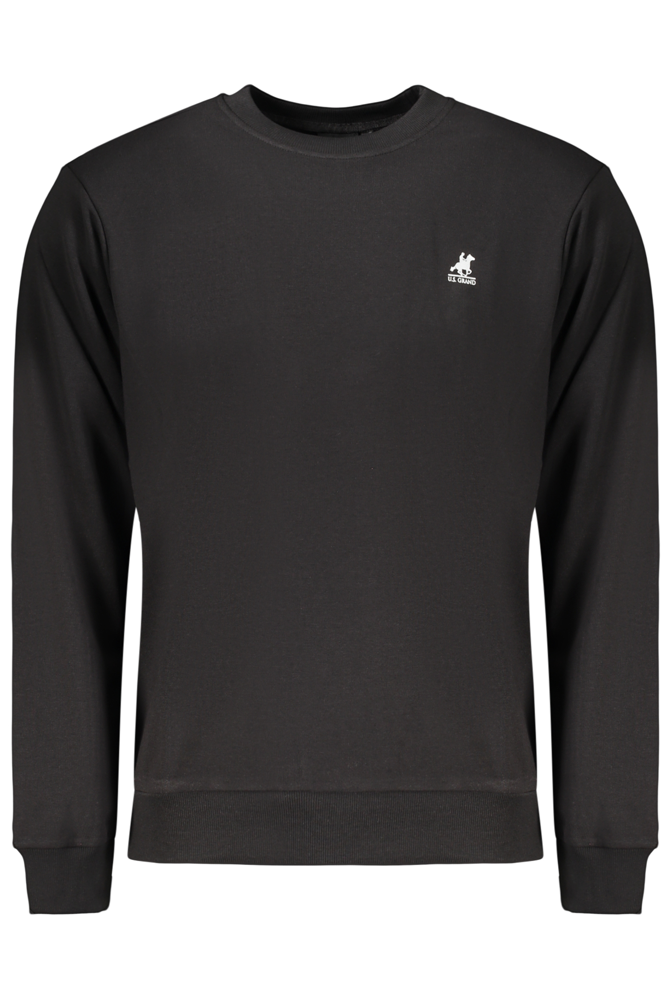 U.S. GRAND FELPA SENZA ZIP UOMO NERO