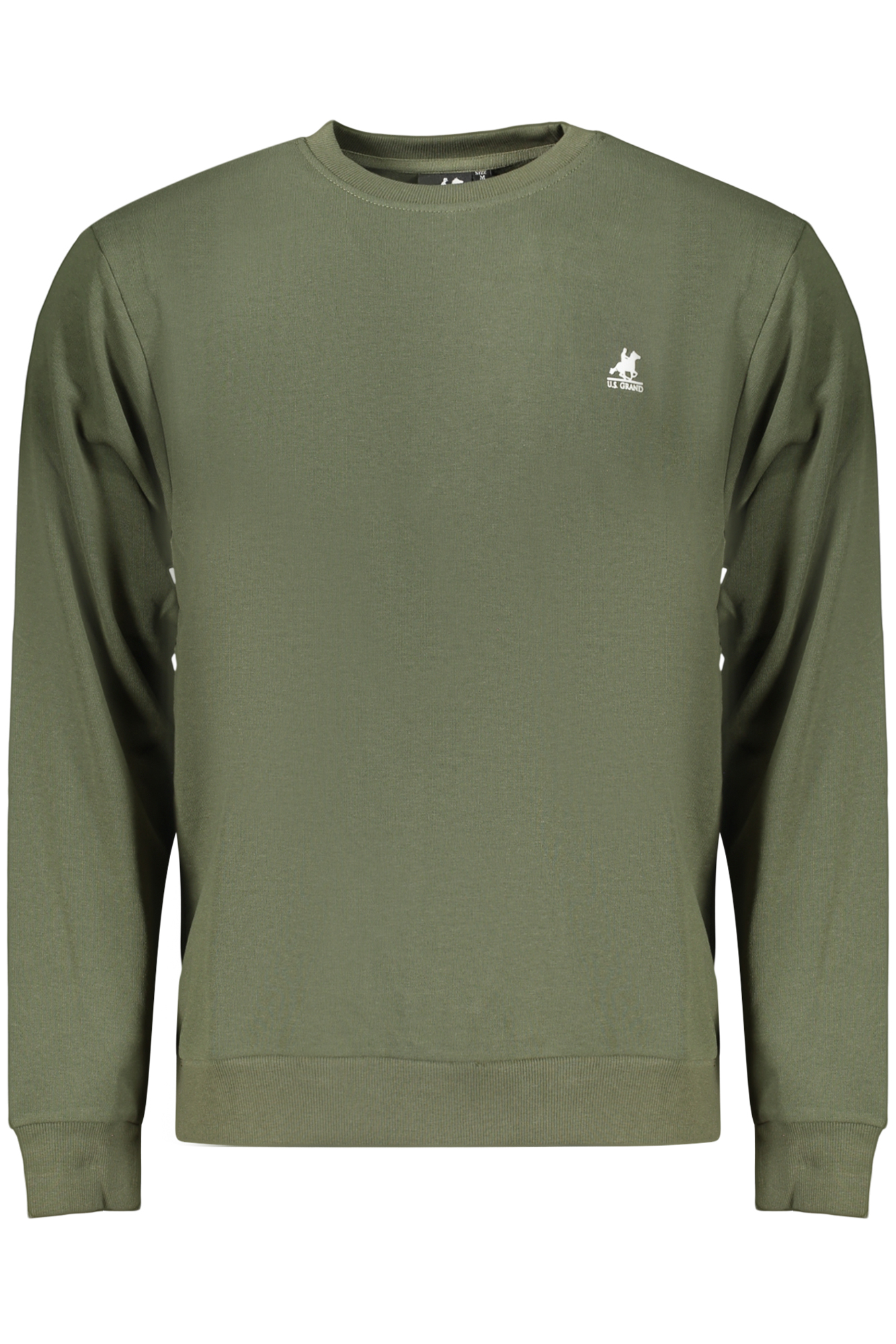 U.S. GRAND FELPA SENZA ZIP UOMO VERDE