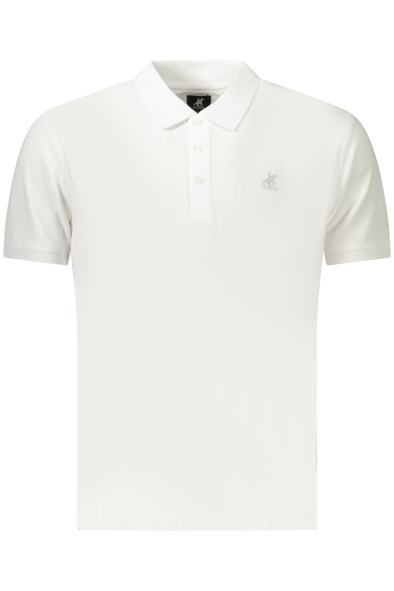 U.S. GRAND POLO MANICHE CORTE UOMO BIANCO