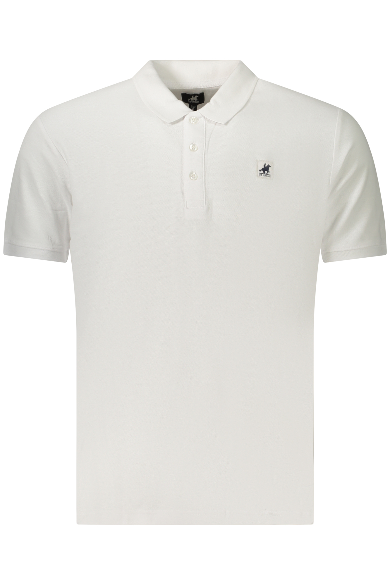 U.S. GRAND POLO MANICHE CORTE UOMO BIANCO