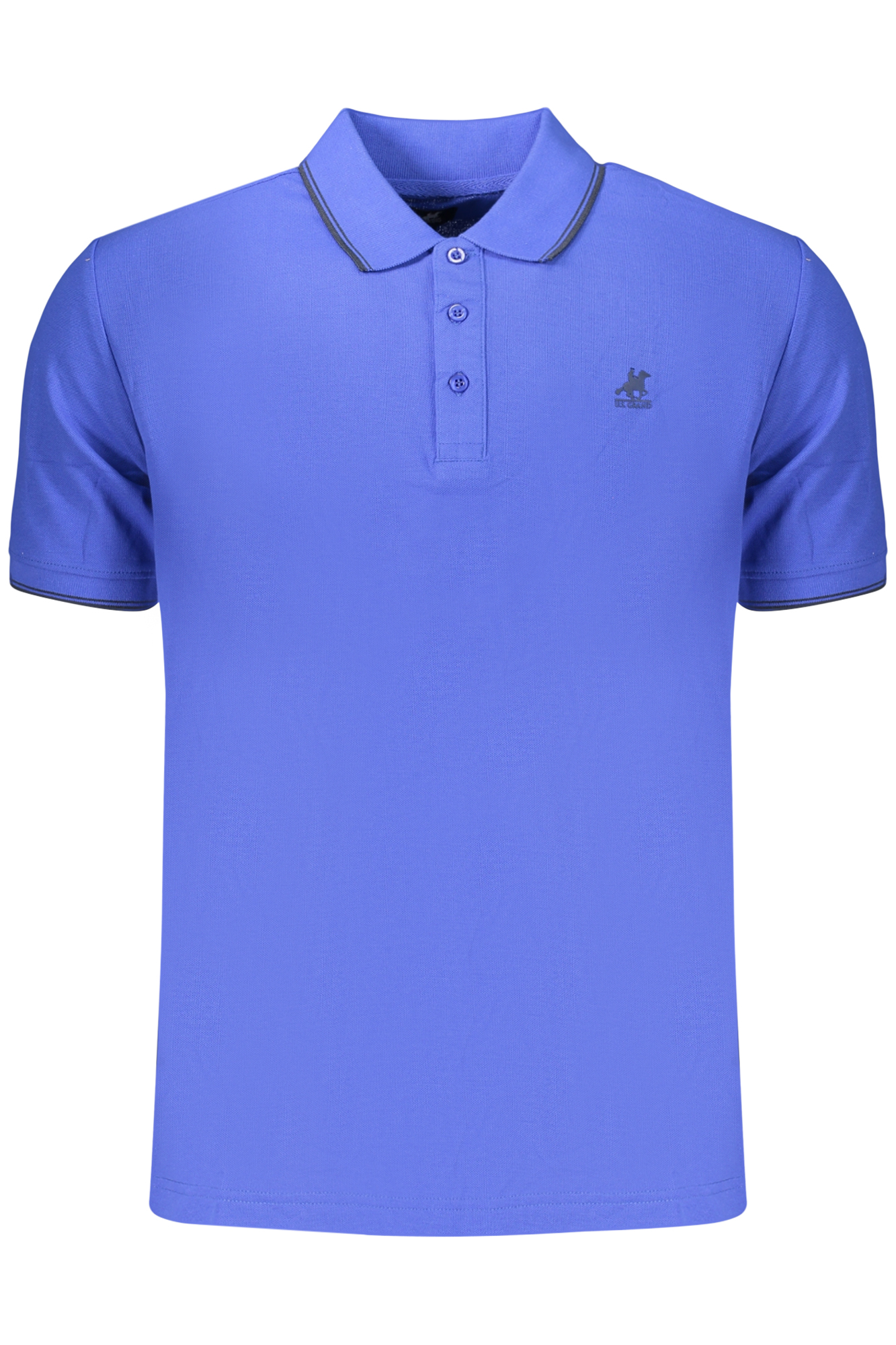 U.S. GRAND POLO MANICHE CORTE UOMO BLU