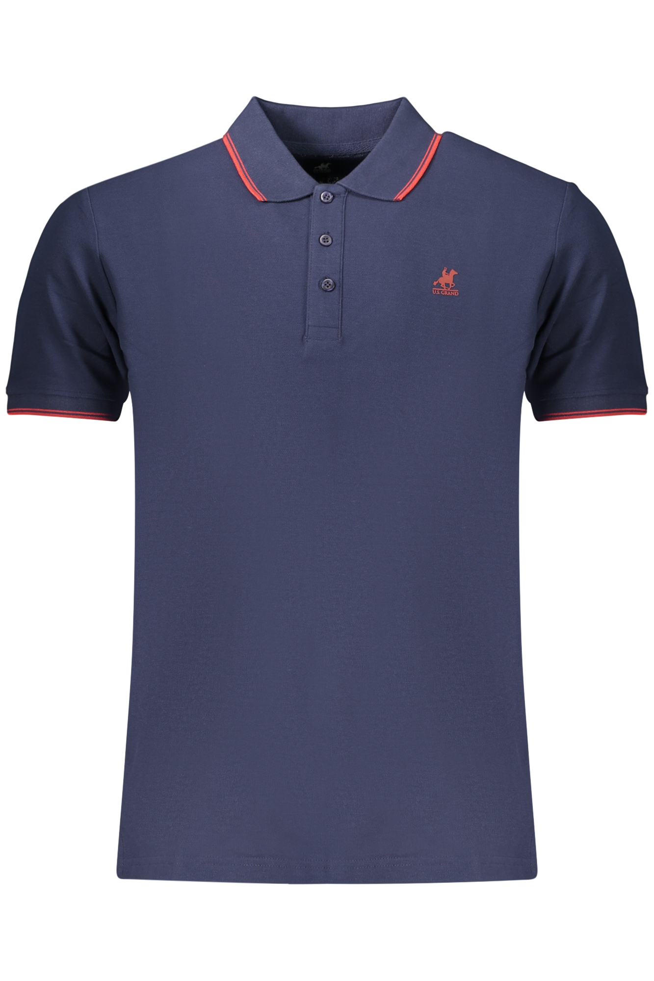 U.S. GRAND POLO MANICHE CORTE UOMO BLU