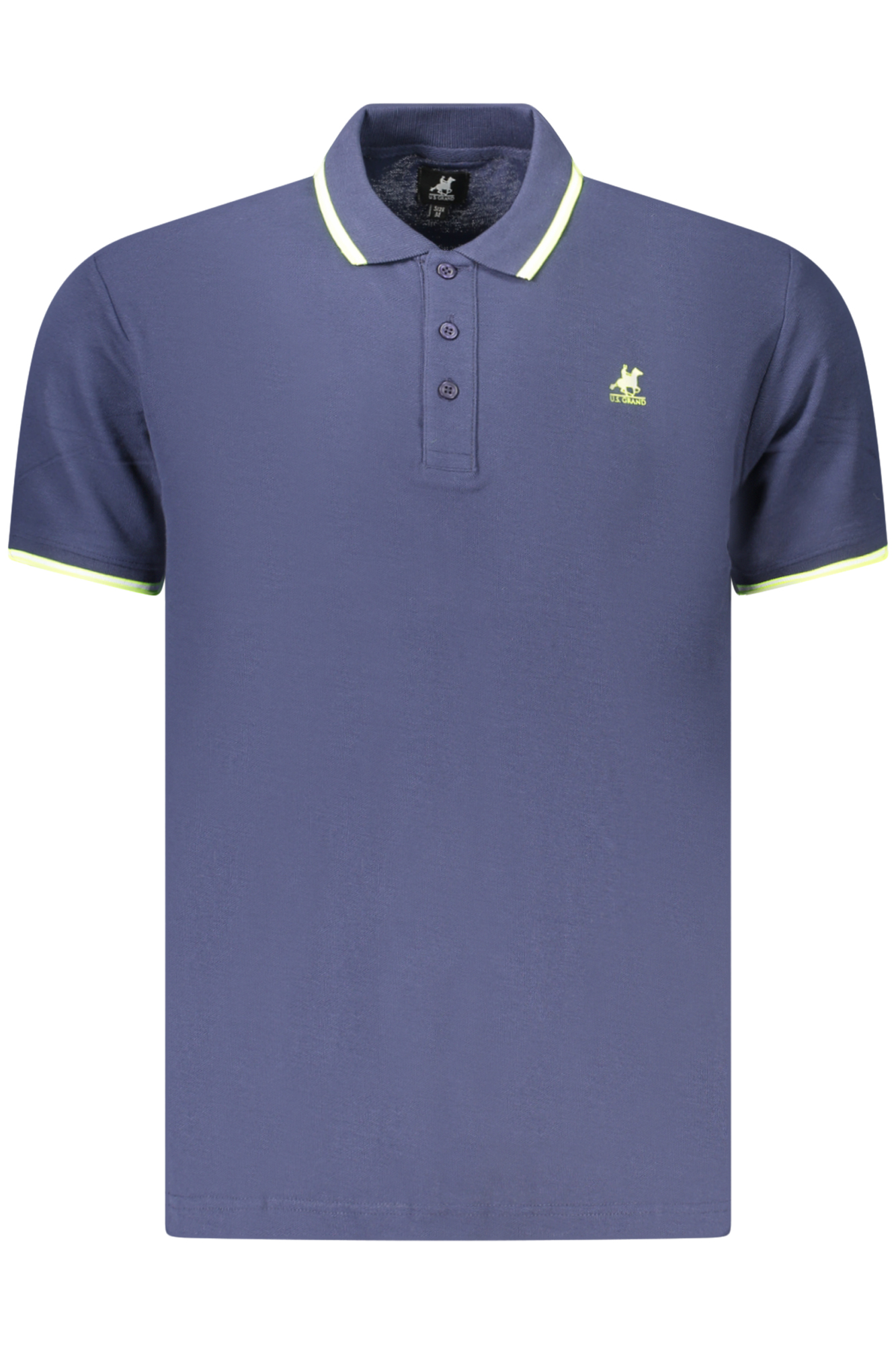 U.S. GRAND POLO MANICHE CORTE UOMO BLU