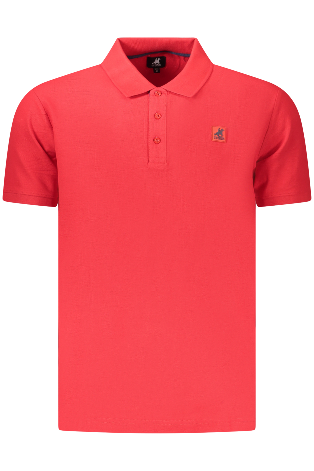 U.S. GRAND POLO MANICHE CORTE UOMO ROSSO
