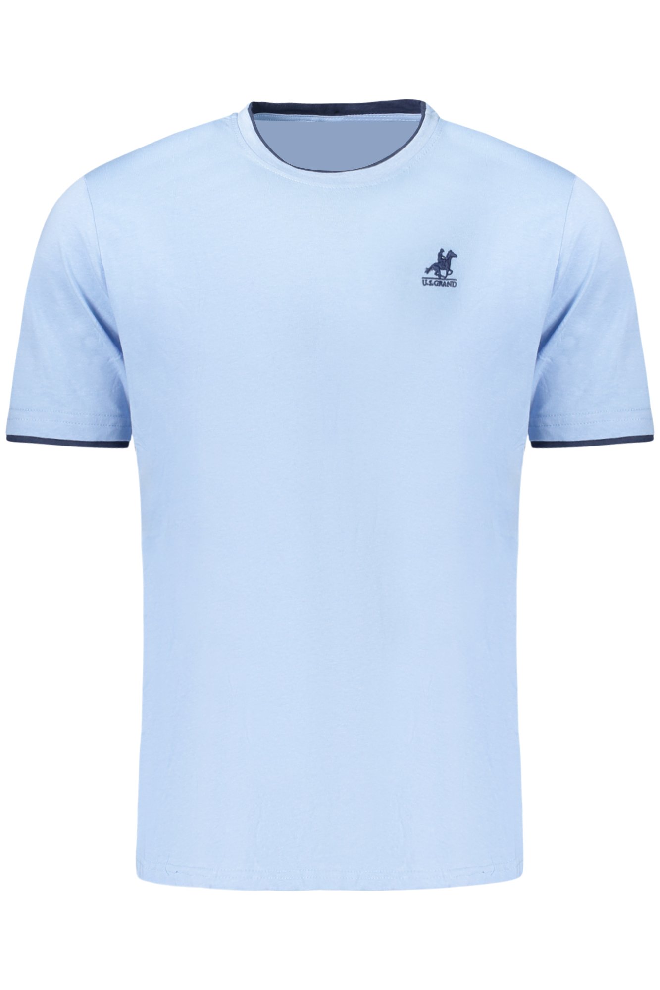 U.S. GRAND T-SHIRT MANICHE CORTE UOMO AZZURRO
