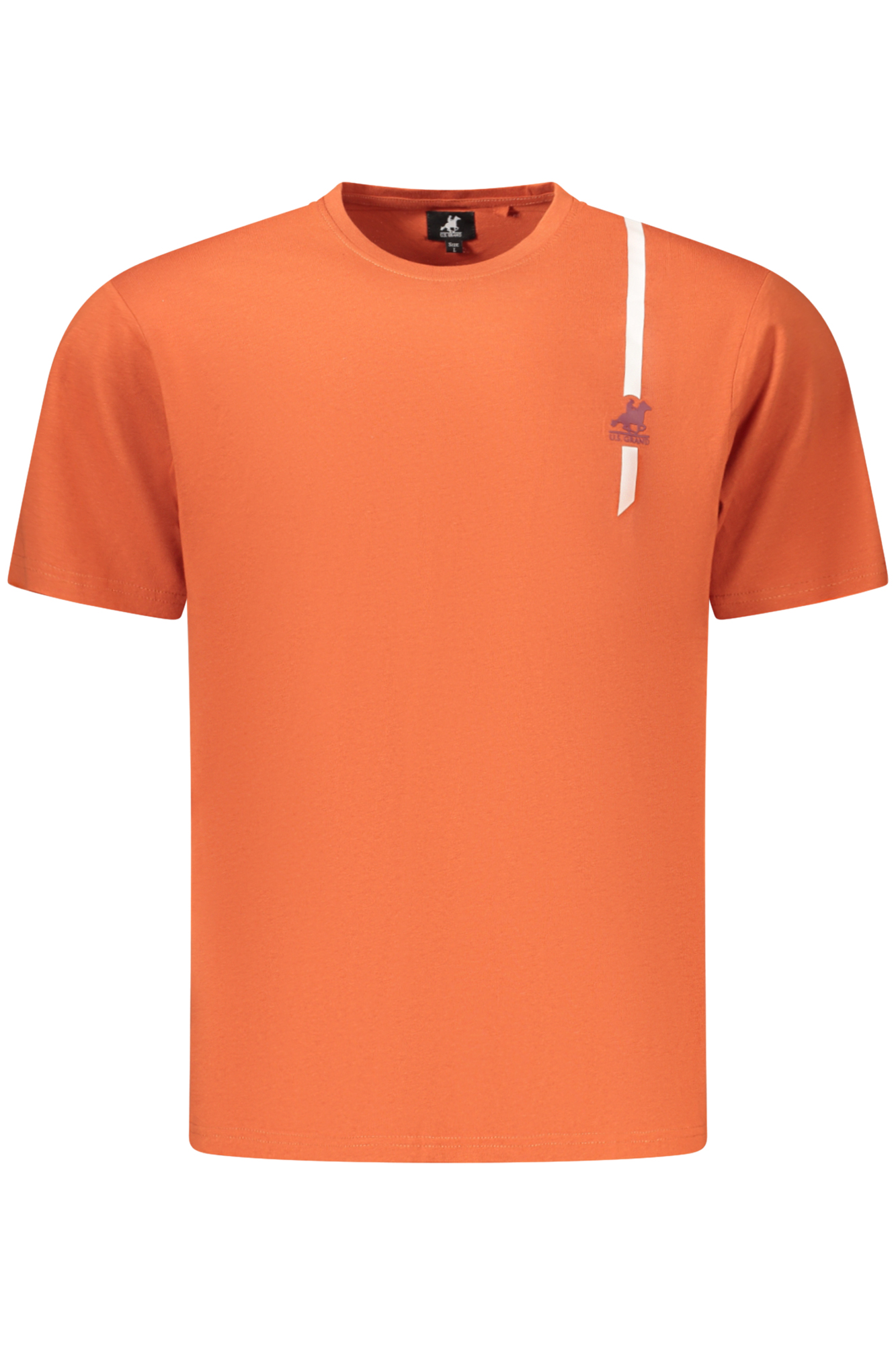 U.S. GRAND T-SHIRT MANICHE CORTE UOMO ARANCIO
