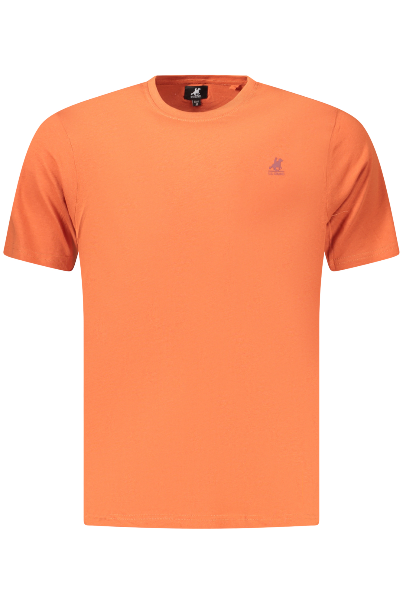 U.S. GRAND T-SHIRT MANICHE CORTE UOMO ARANCIO