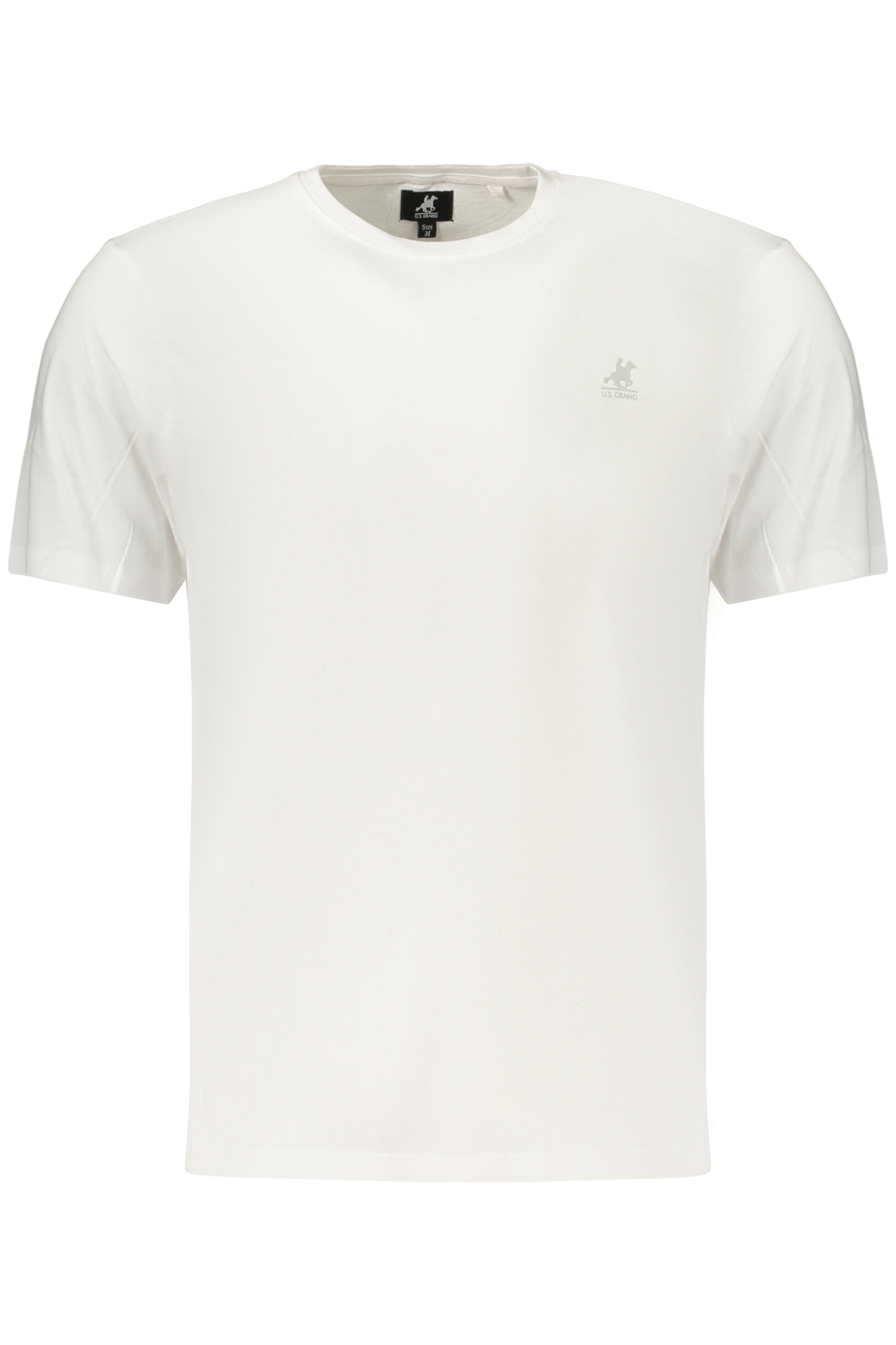 U.S. GRAND T-SHIRT MANICHE CORTE UOMO BIANCO