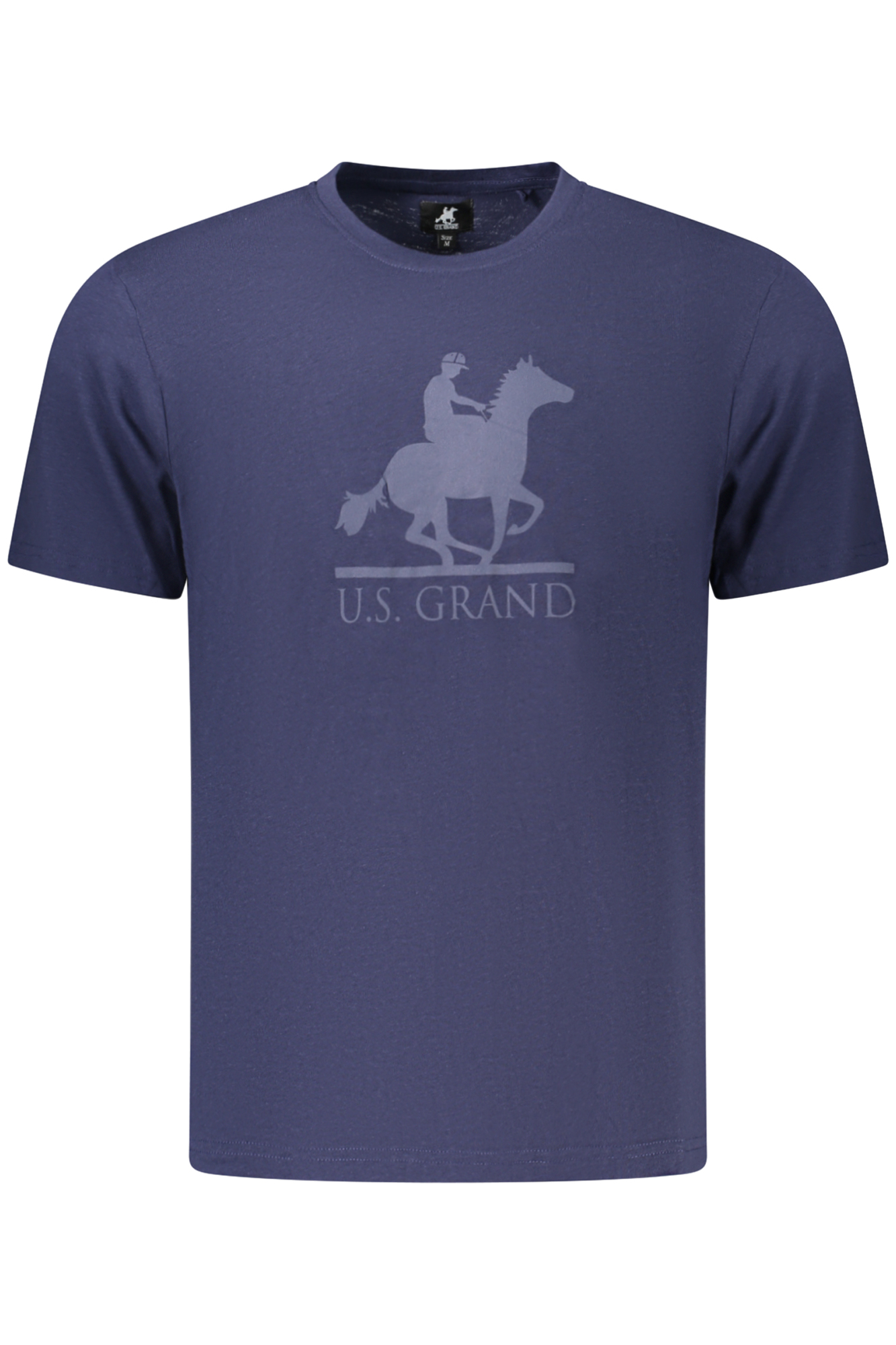 U.S. GRAND T-SHIRT MANICHE CORTE UOMO BLU
