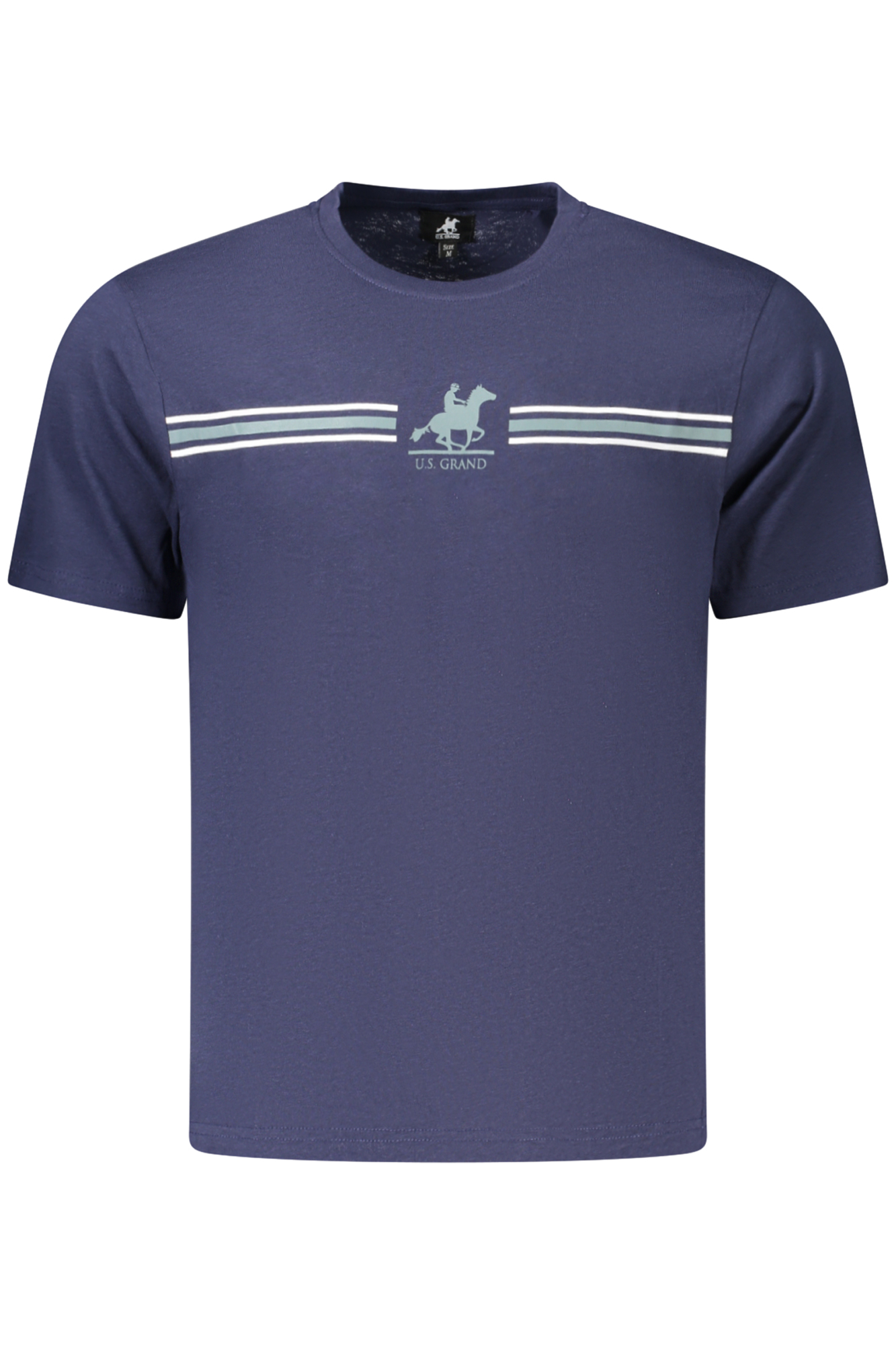 U.S. GRAND T-SHIRT MANICHE CORTE UOMO BLU