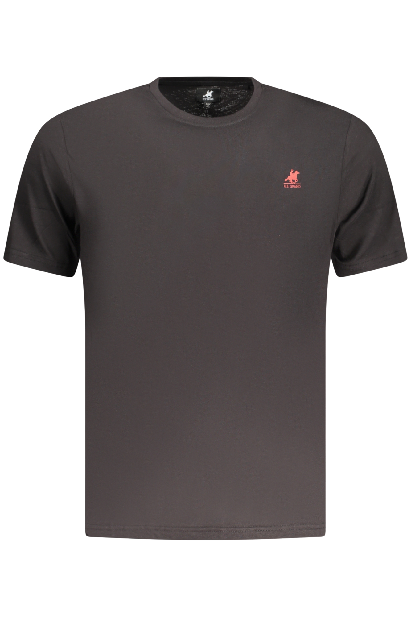 U.S. GRAND T-SHIRT MANICHE CORTE UOMO NERO