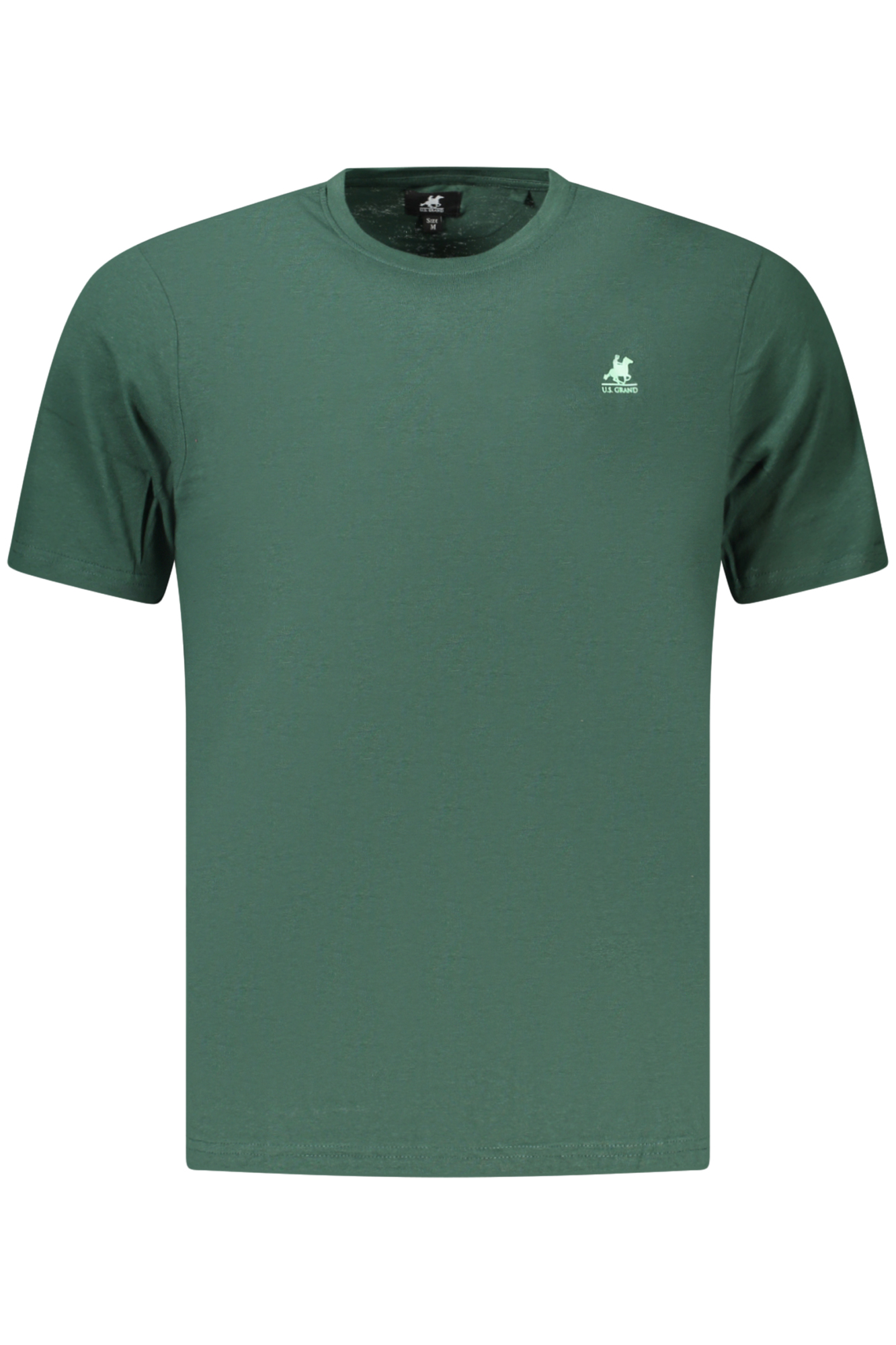 U.S. GRAND T-SHIRT MANICHE CORTE UOMO VERDE