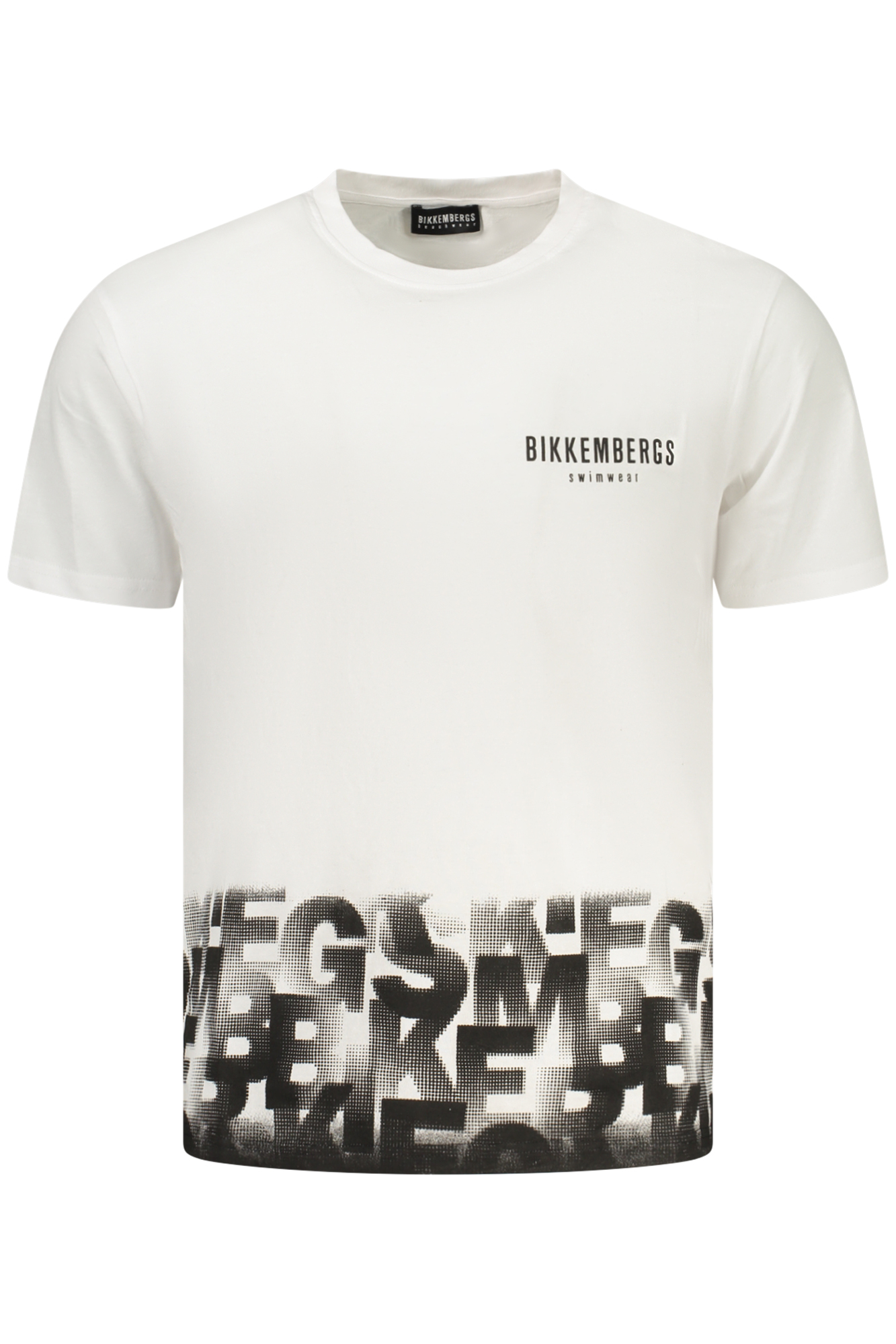 BIKKEMBERGS T-SHIRT MANICHE CORTE UOMO BIANCO