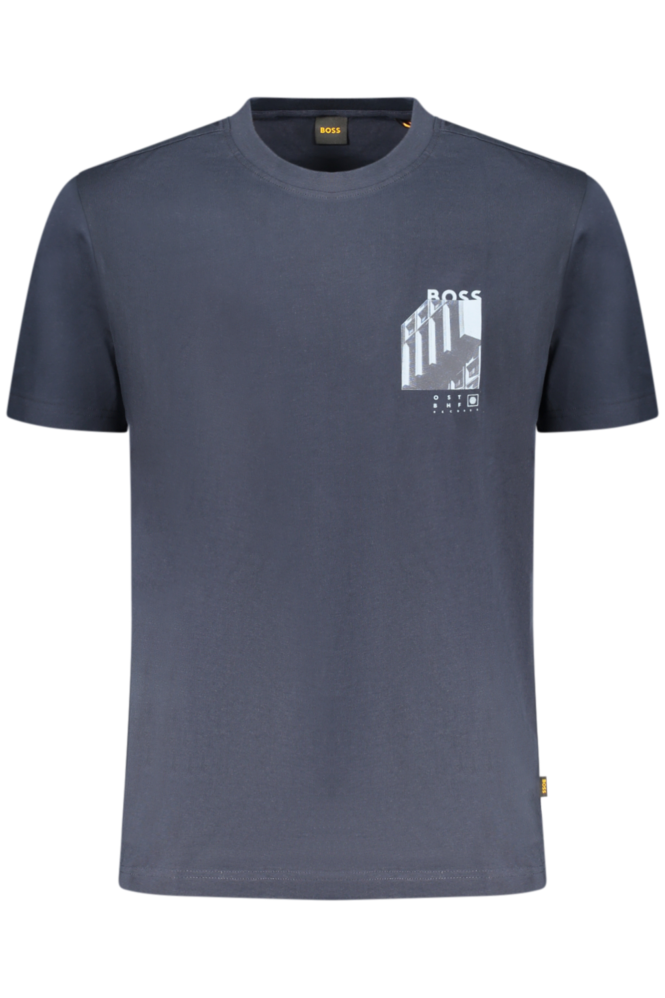BOSS T-SHIRT MANICHE CORTE UOMO BLU