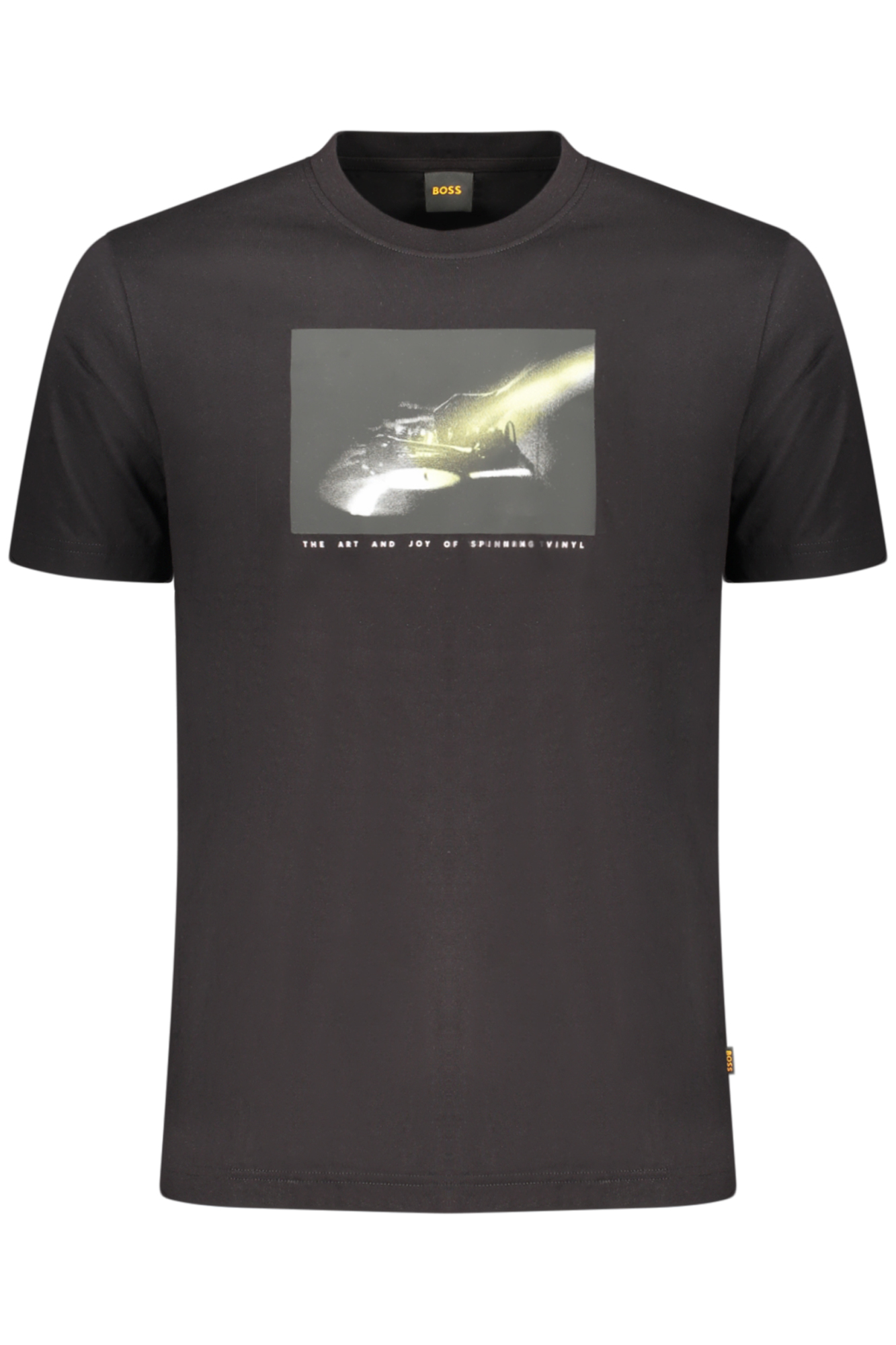 BOSS T-SHIRT MANICHE CORTE UOMO NERO