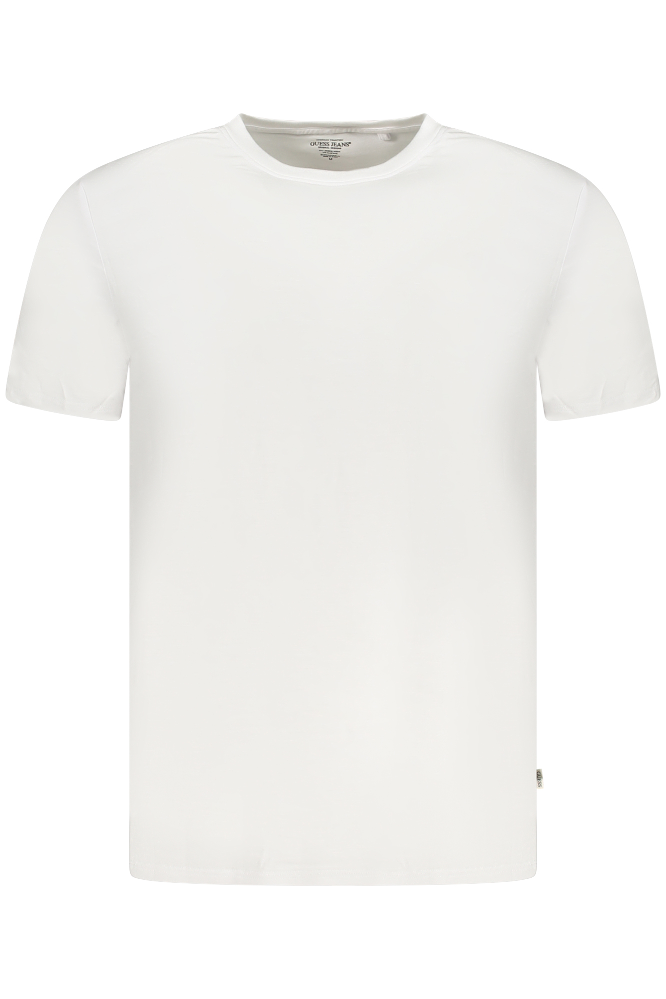 GUESS JEANS T-SHIRT MANICHE CORTE UOMO BIANCO