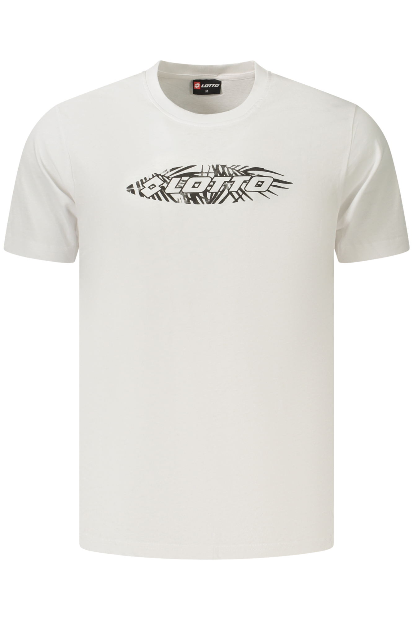 LOTTO T-SHIRT MANICHE CORTE UOMO BIANCO