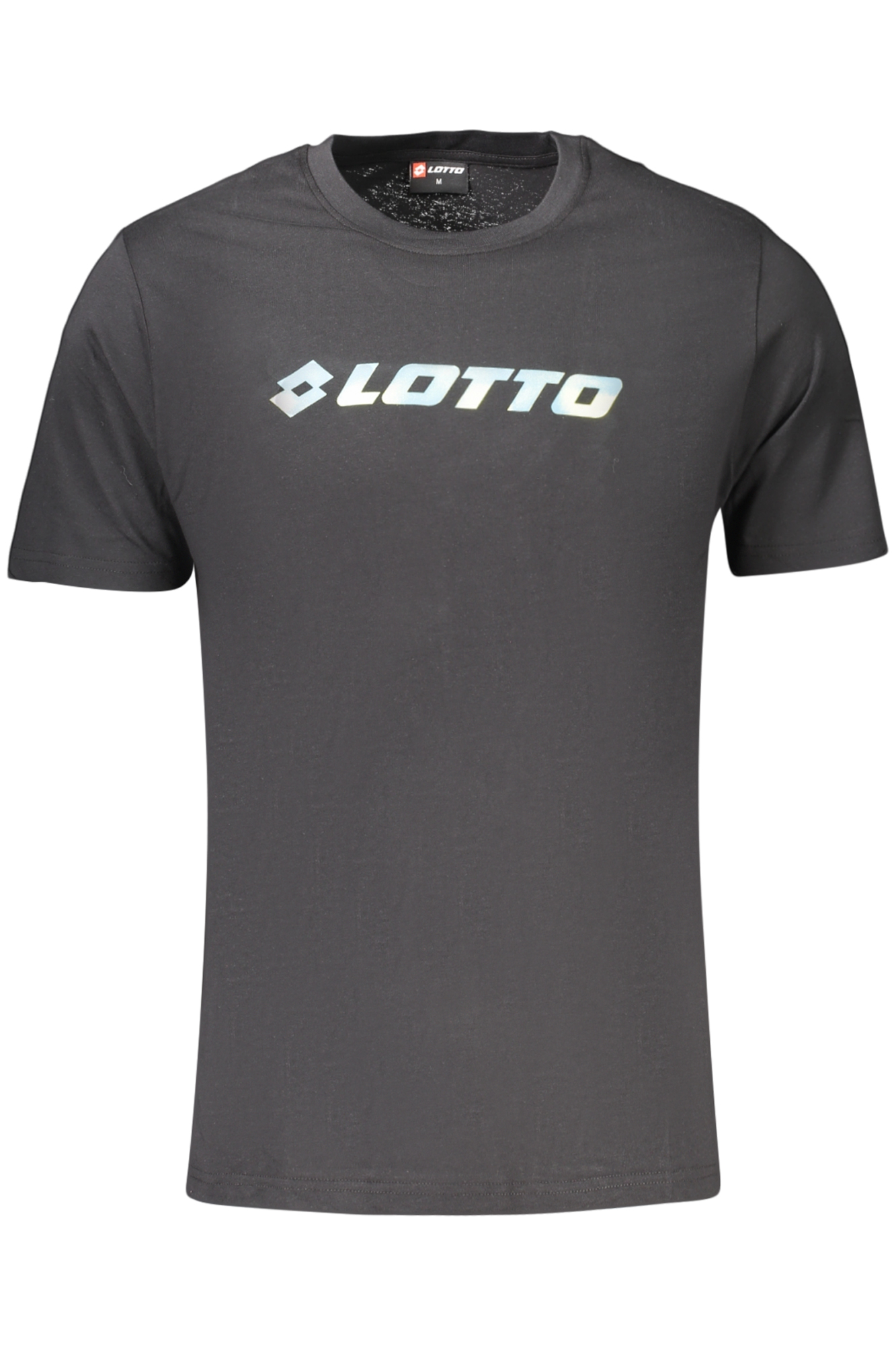 LOTTO T-SHIRT MANICHE CORTE UOMO NERO